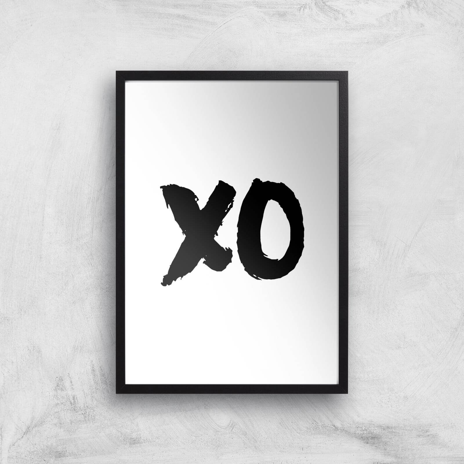 The Motivated Type XO Giclee Art Print - A2 - Black Frame
