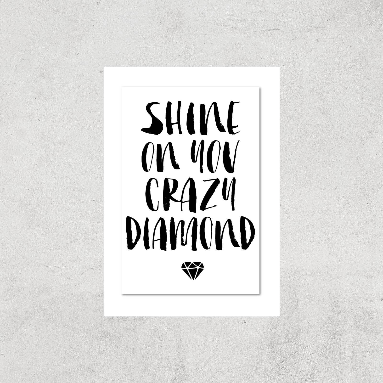 The Motivated Type Shine On You Crazy Diamond Giclee Art Print - A2 - Print Only
