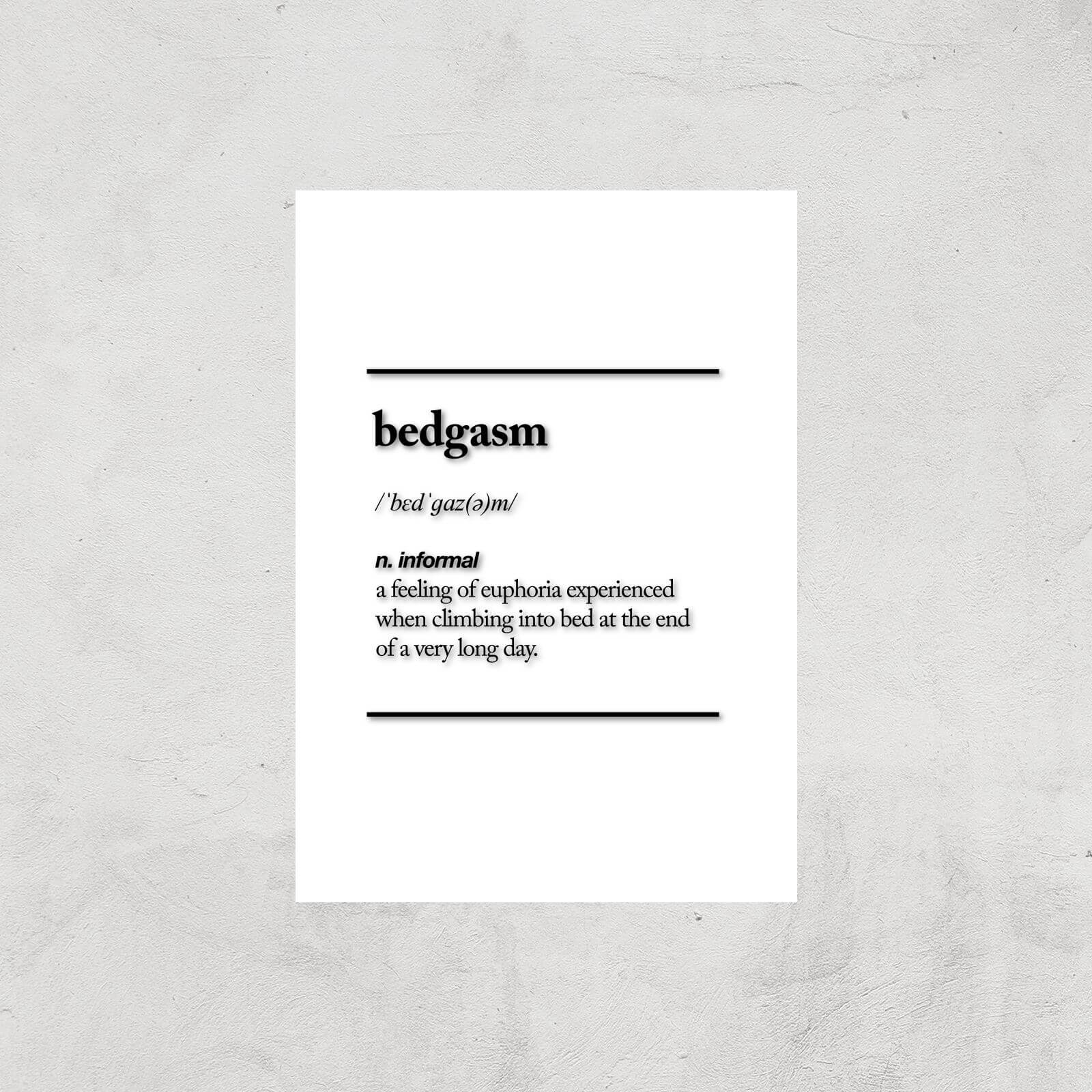 The Motivated Type Bedgasm Giclee Art Print - A2 - Print Only