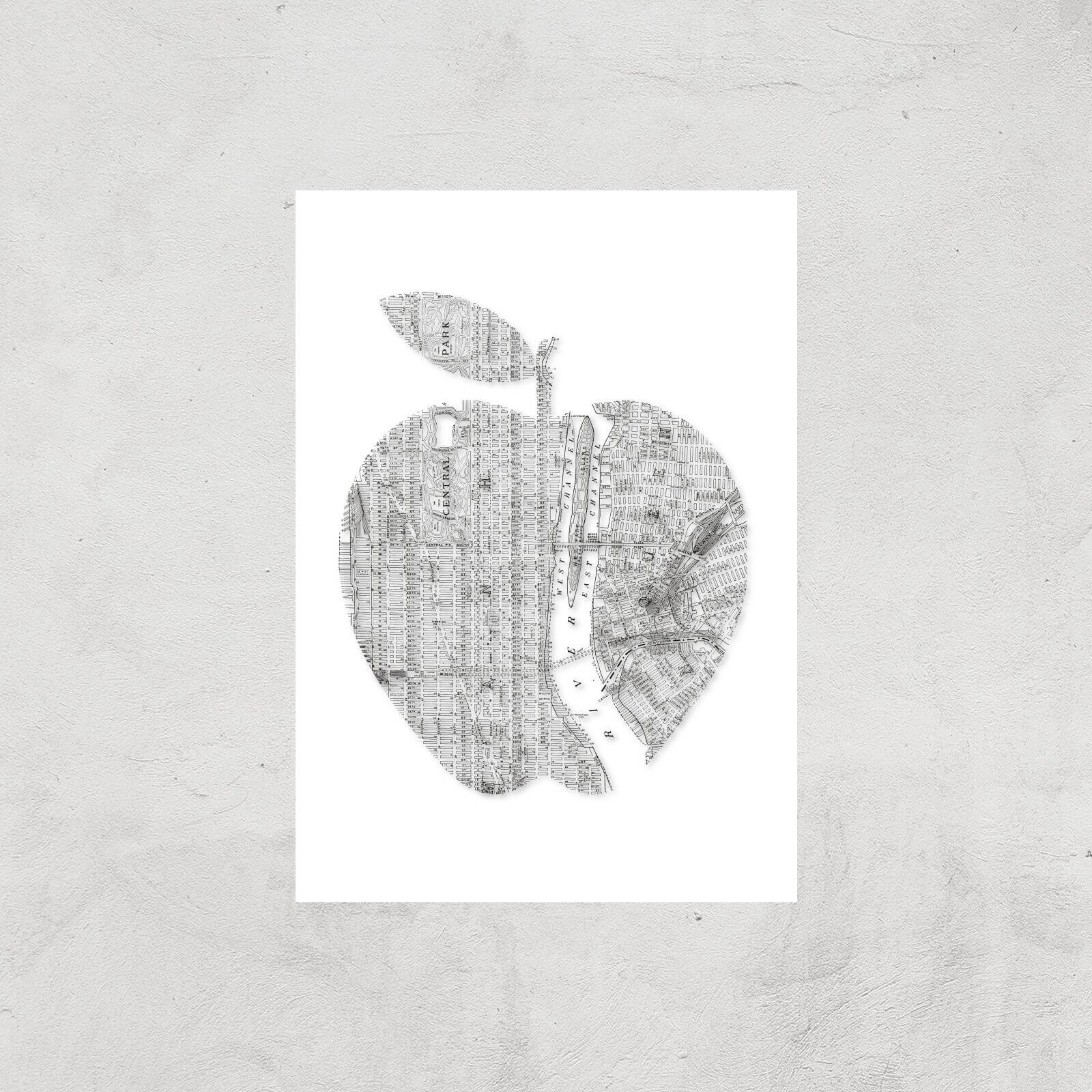 The Motivated Type New York Big Apple Giclee Art Print - A2 - Print Only