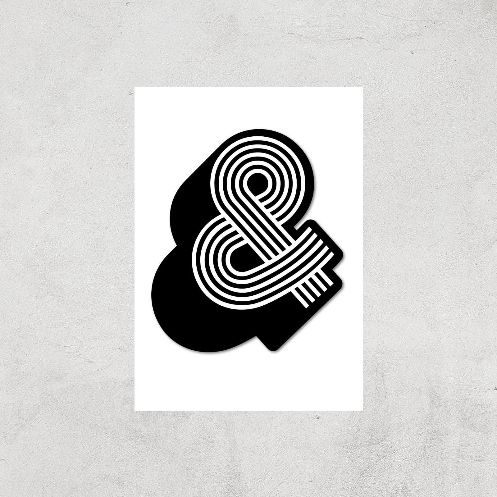 The Motivated Type Ampersand Giclee Art Print - A2 - Print Only