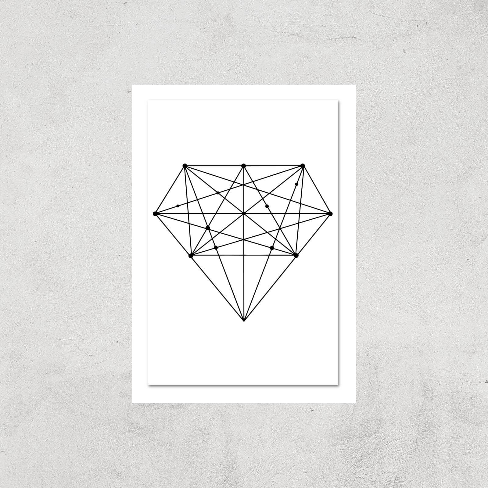 The Motivated Type Diamond Giclee Art Print - A2 - Print Only