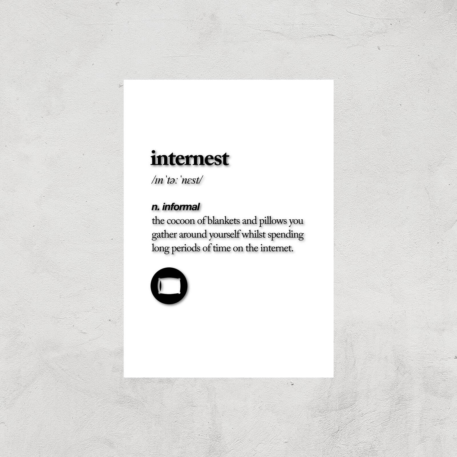 The Motivated Type Internest Giclee Art Print - A3 - Print Only