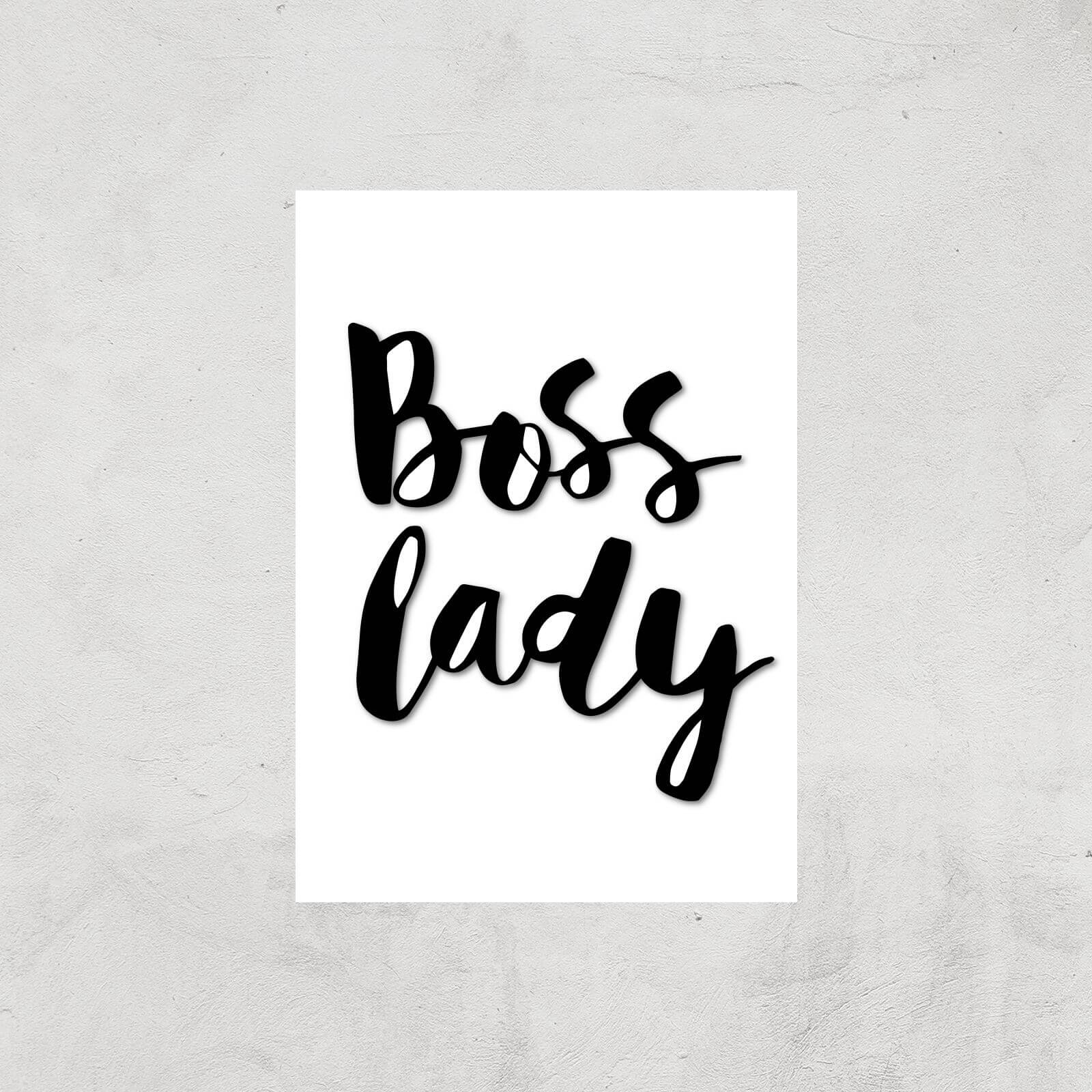 The Motivated Type Boss Lady Giclee Art Print - A4 - Print Only