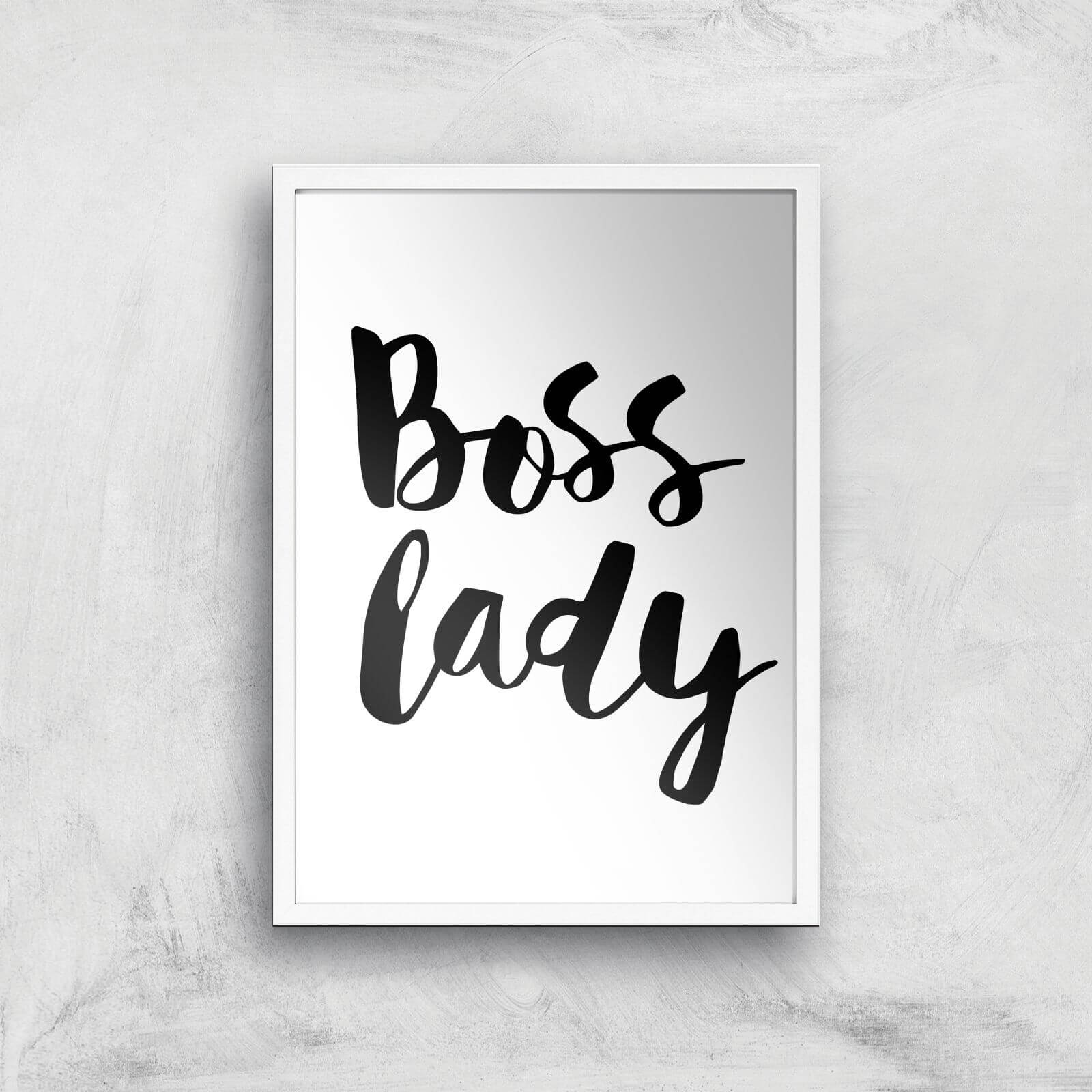 The Motivated Type Boss Lady Giclee Art Print - A3 - White Frame