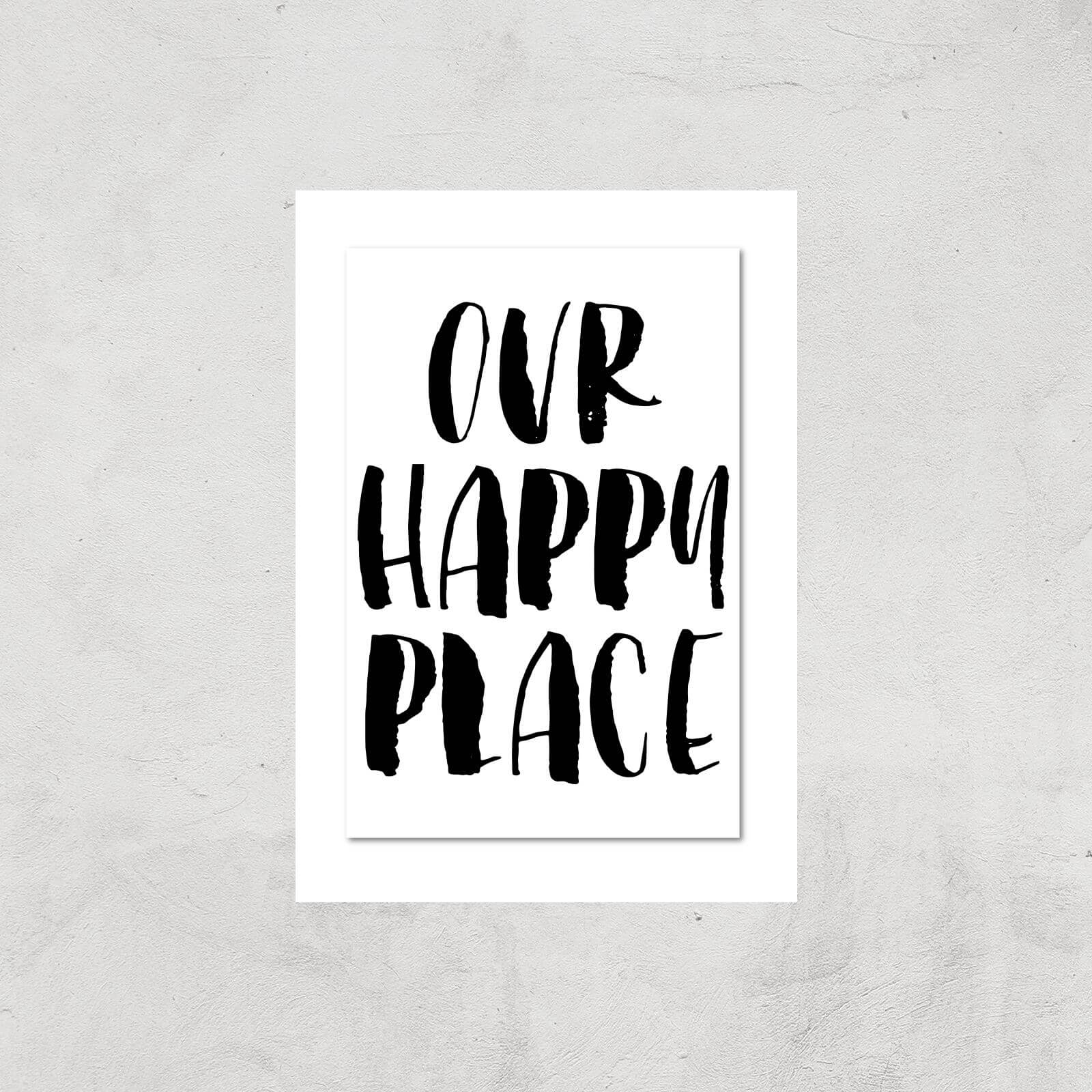 The Motivated Type Our Happy Place Giclee Art Print - A3 - Print Only