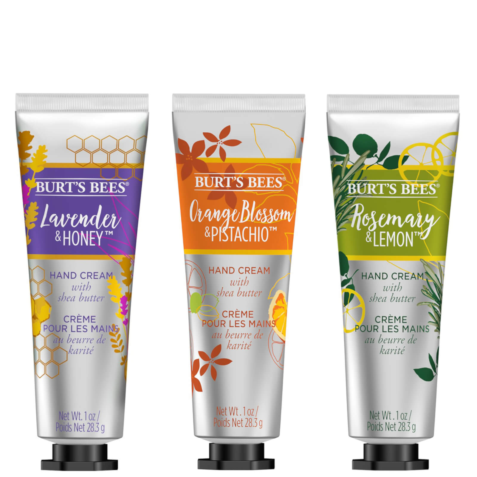 

Trio de crèmes pour les mains botaniques