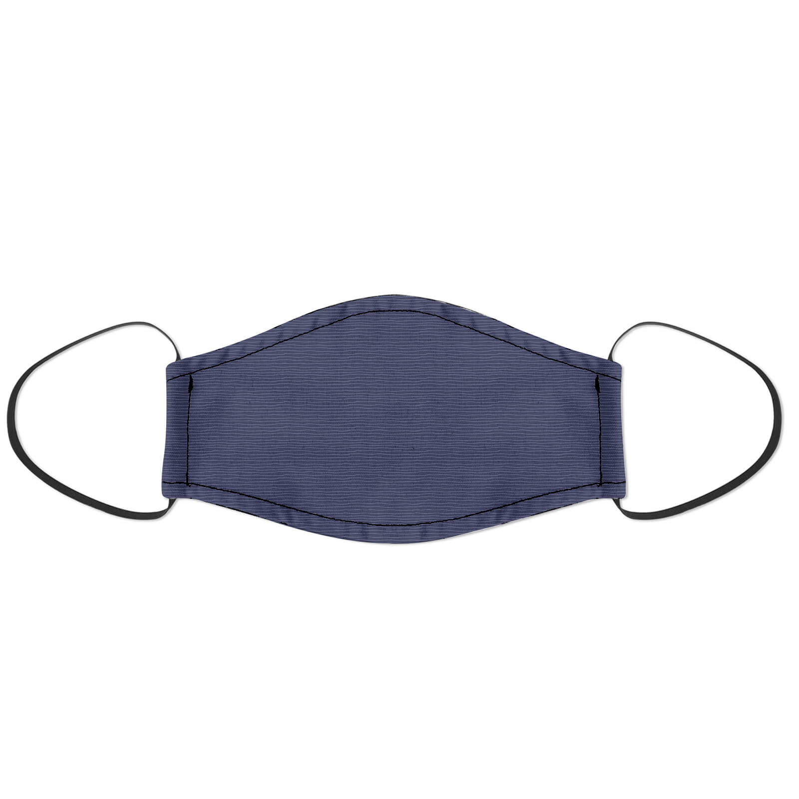 Blue Stripes Face Mask - M