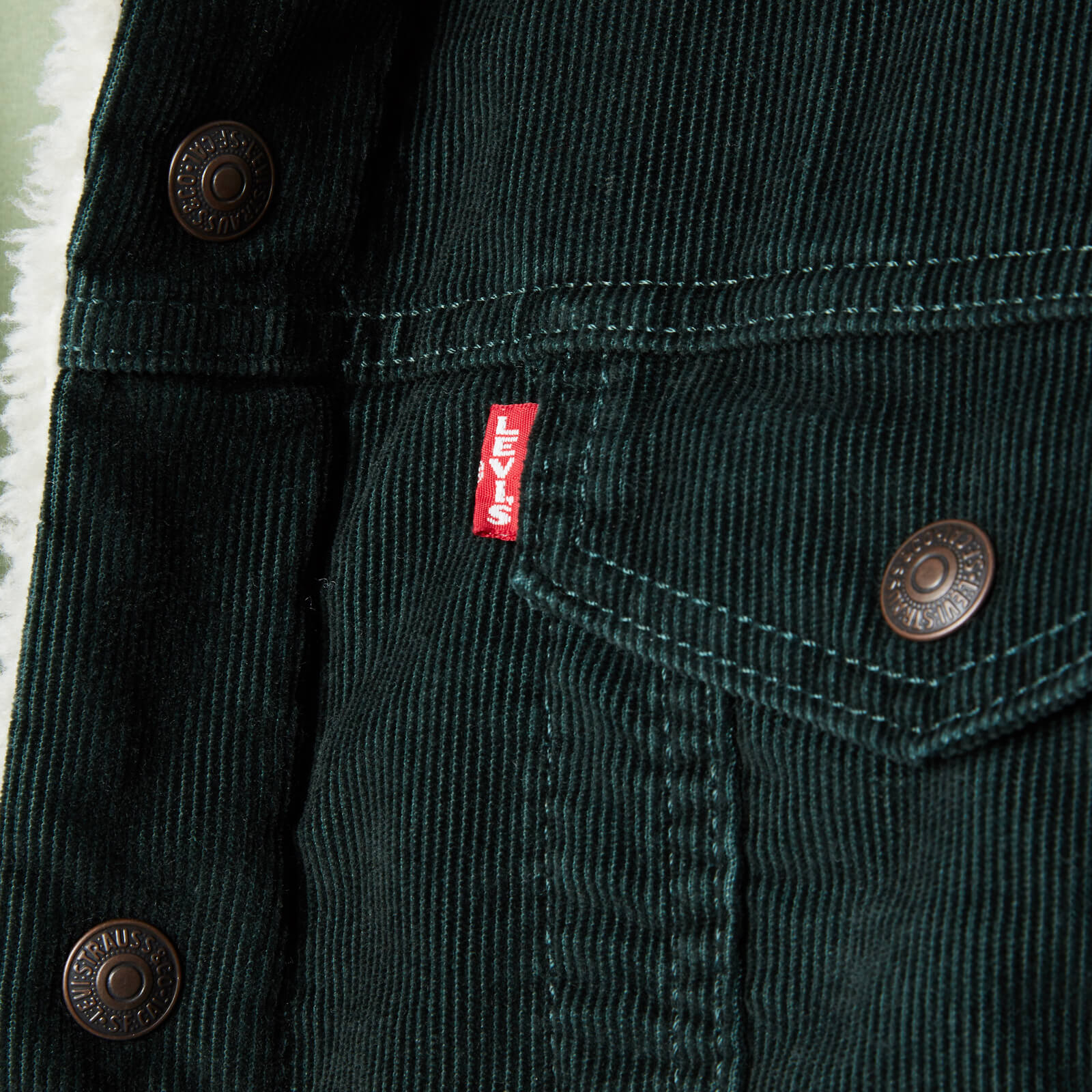Sherpa Trucker Jacket - Scarab Cord 