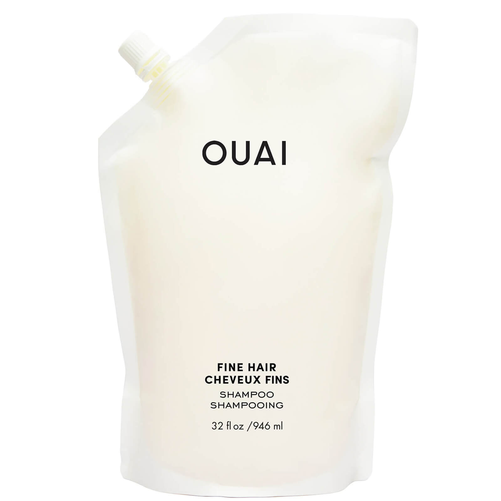 Ouai Fine Hair Shampoo Refill 946ml In White