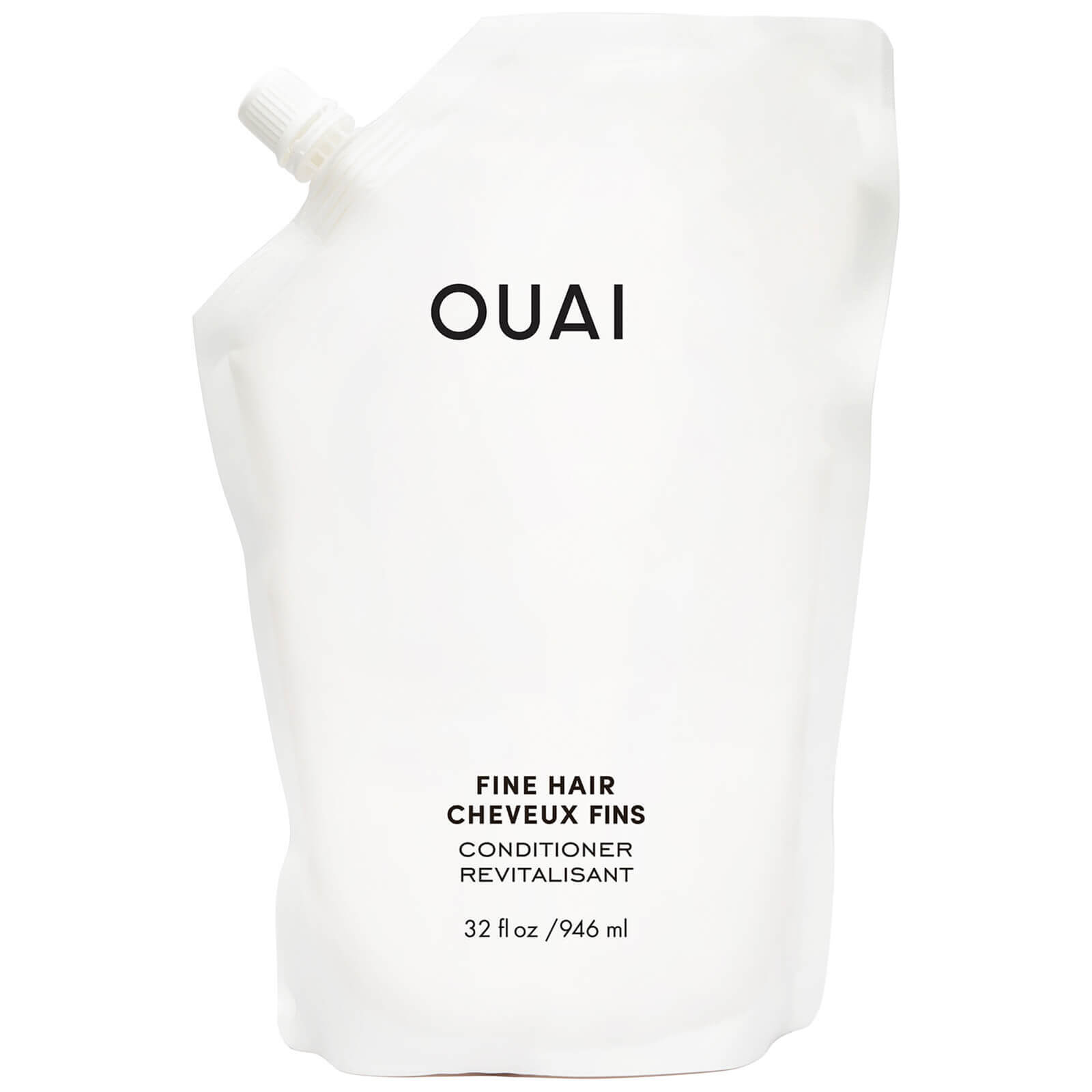 Ouai Fine Hair Conditioner Refill 946ml In White