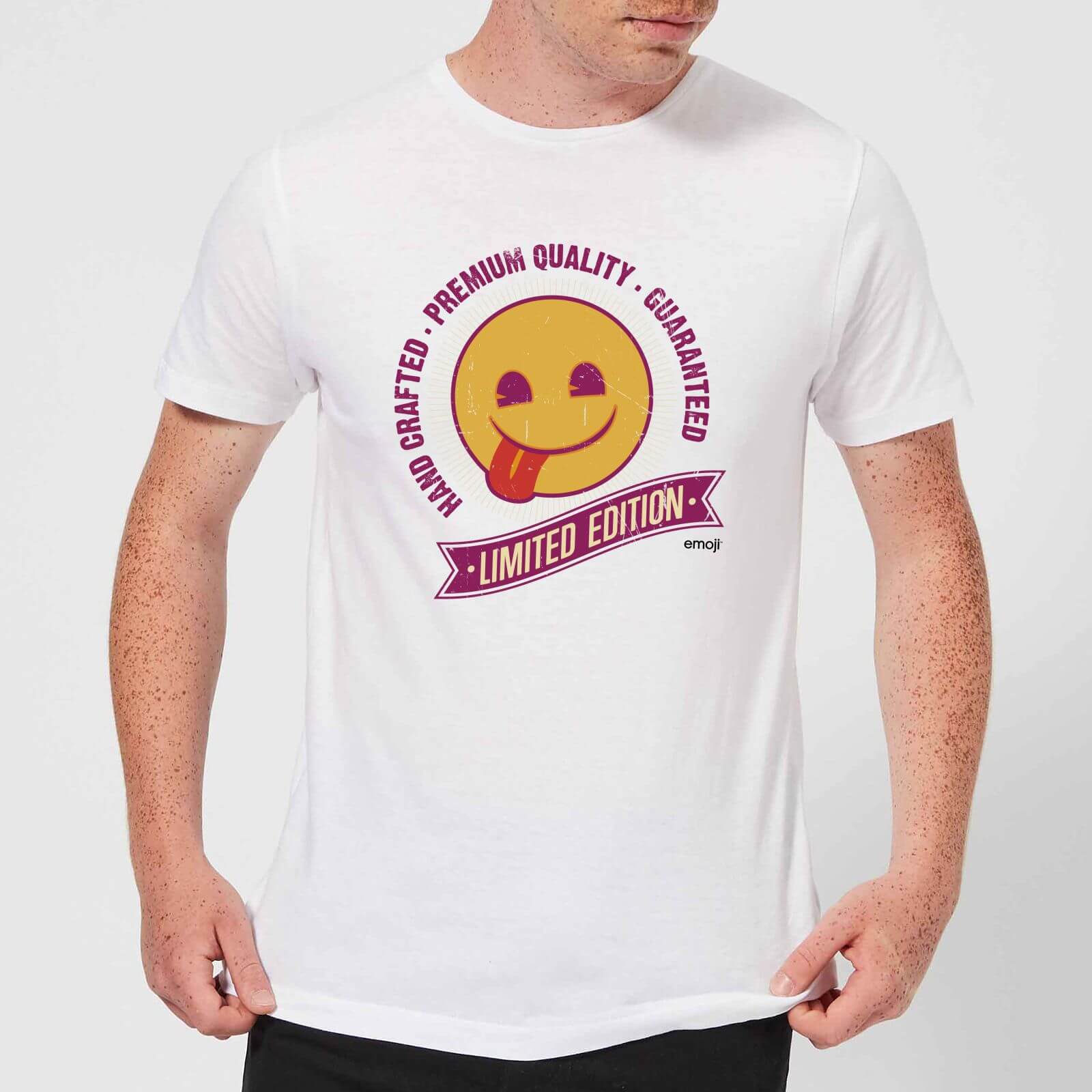 Emoji Limited Edition Men's T-Shirt - White - S - White