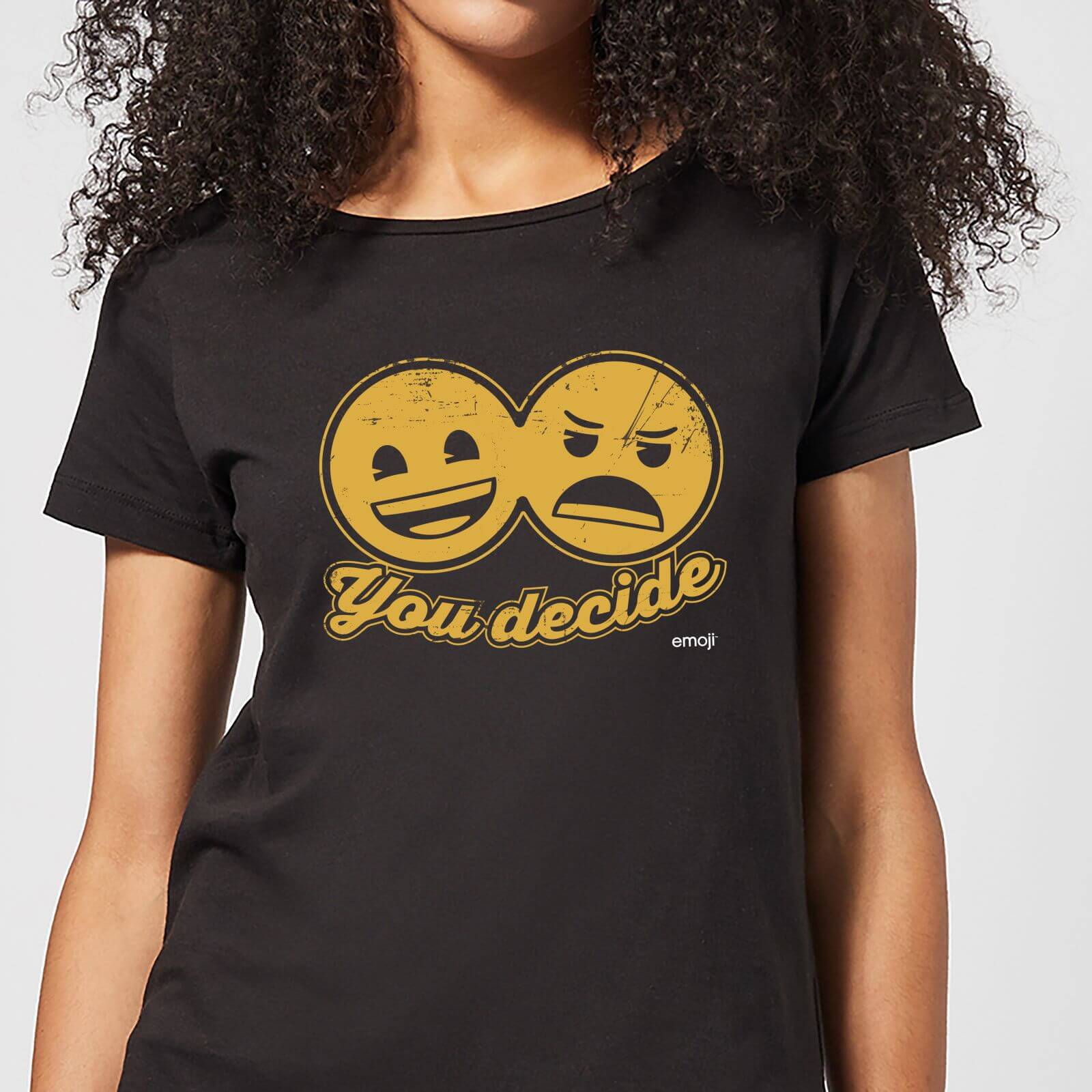 Emoji You Decide Women's T-Shirt - Black - S - Black