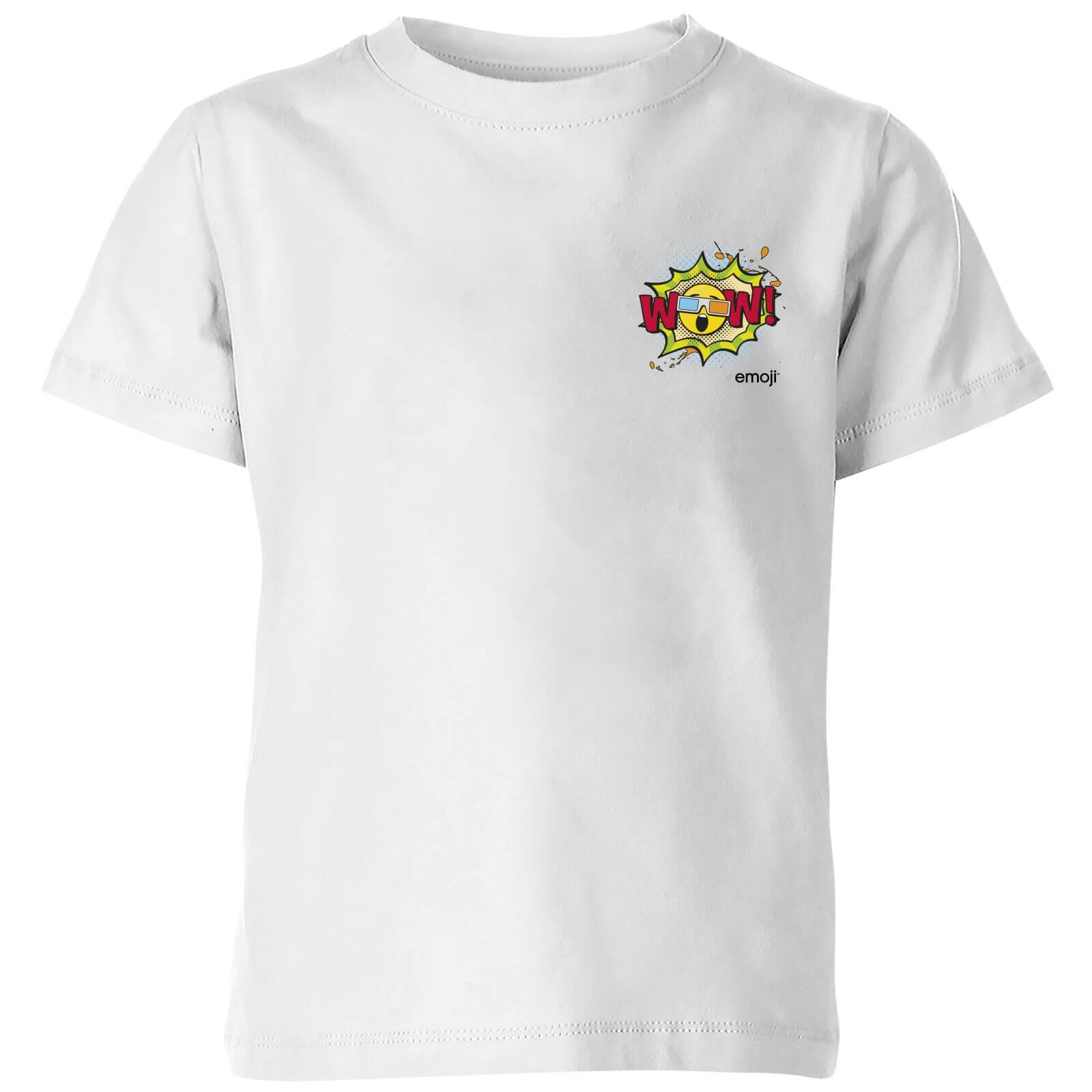 Emoji WOW Kids' T-Shirt - White - 3-4 Years - White