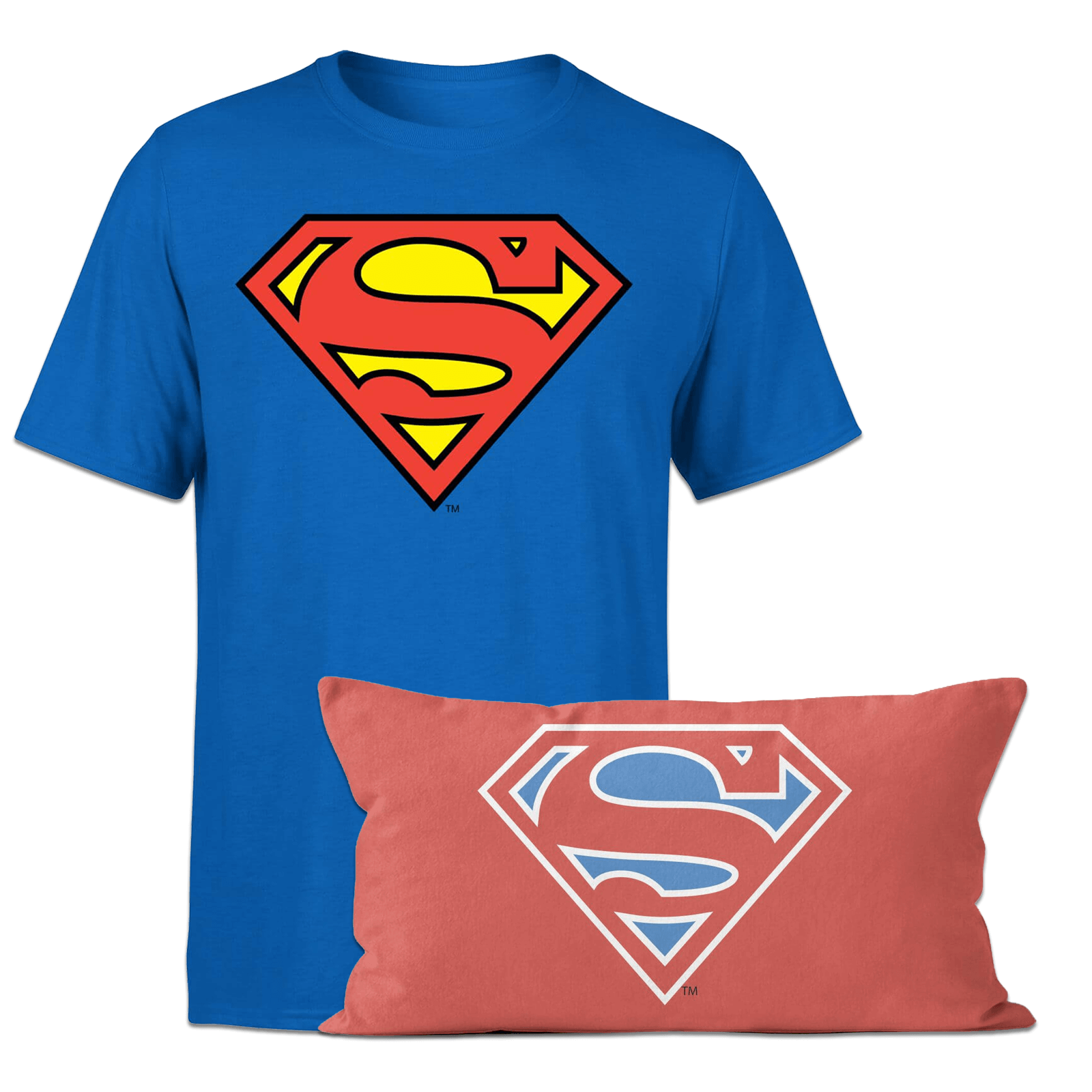 Superman T-Shirt And Cushion Bundle - Kids' - 3-4 Years