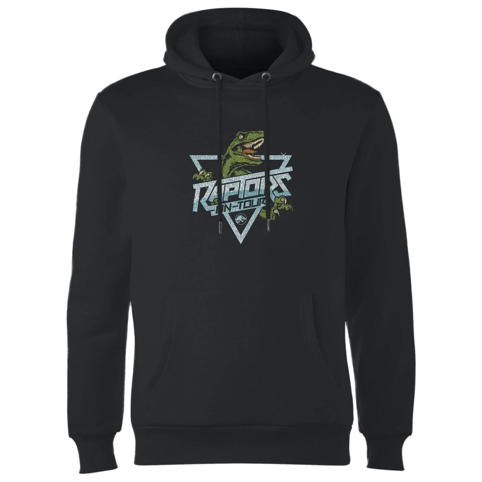 Jurassic Park Raptors On Tour Stroke Hoodie - Black - M