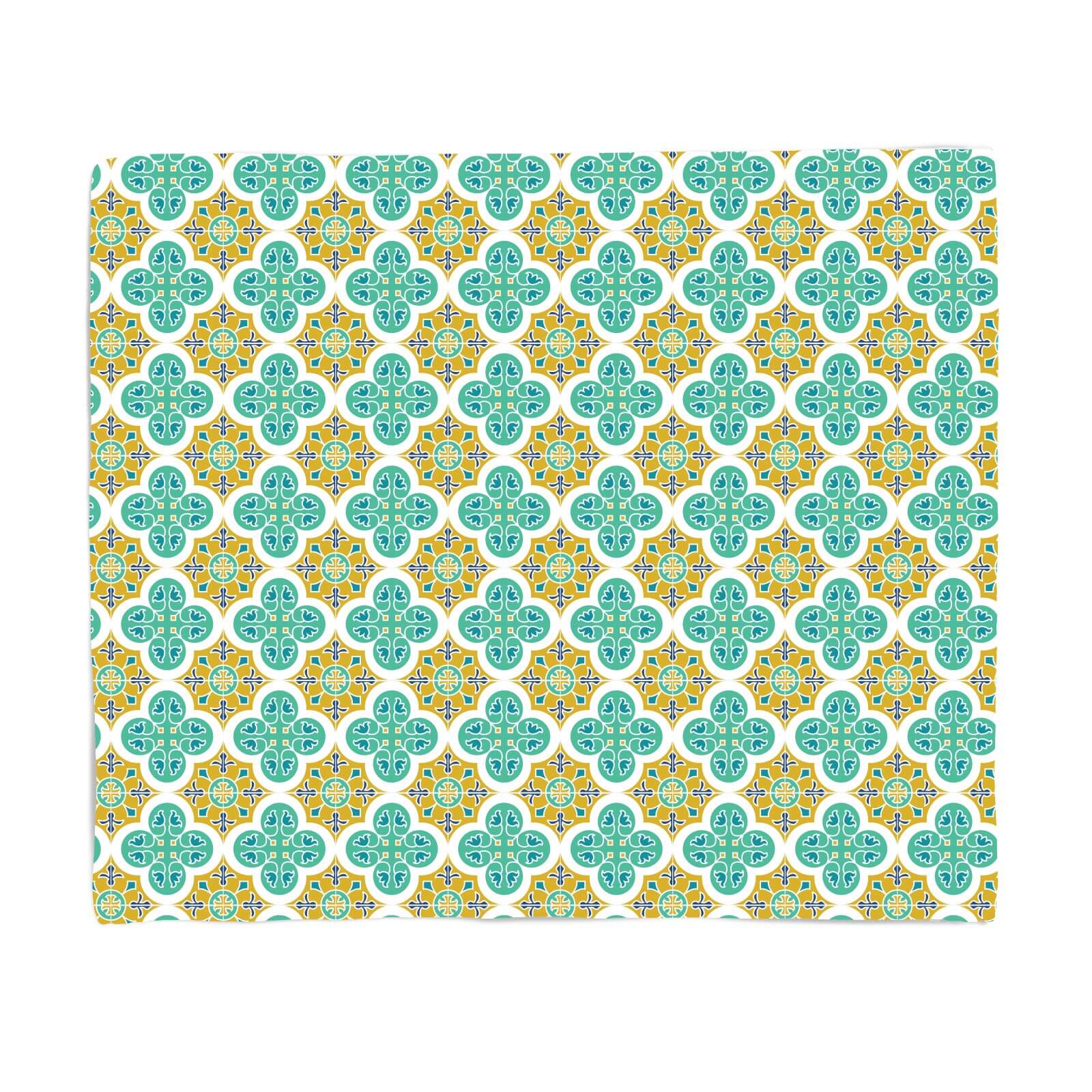 Eid Mubarak Summer Fleece Blanket