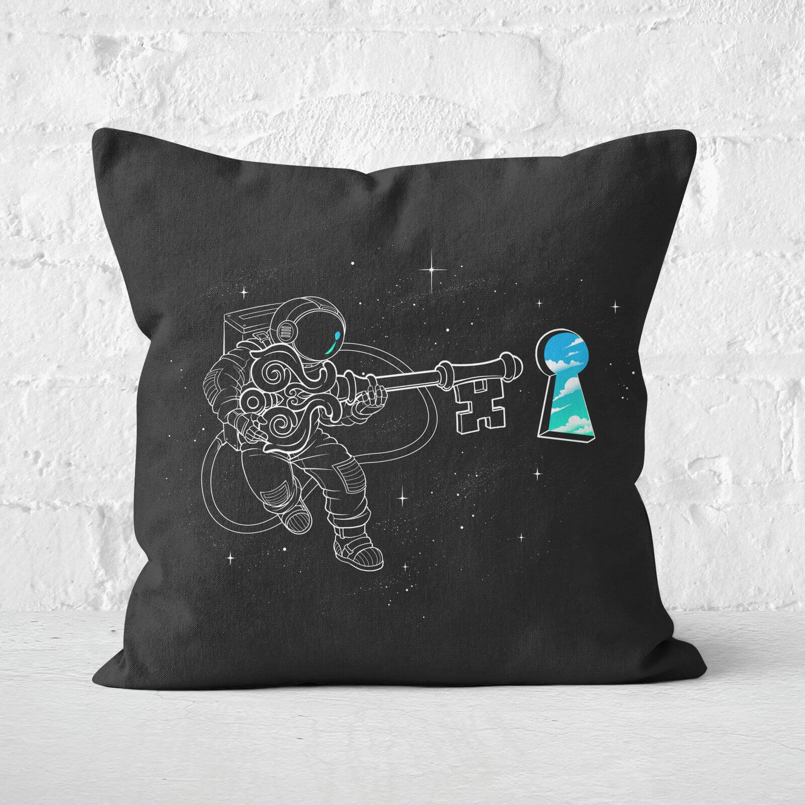 Astral Key Square Cushion - 60x60cm - Soft Touch