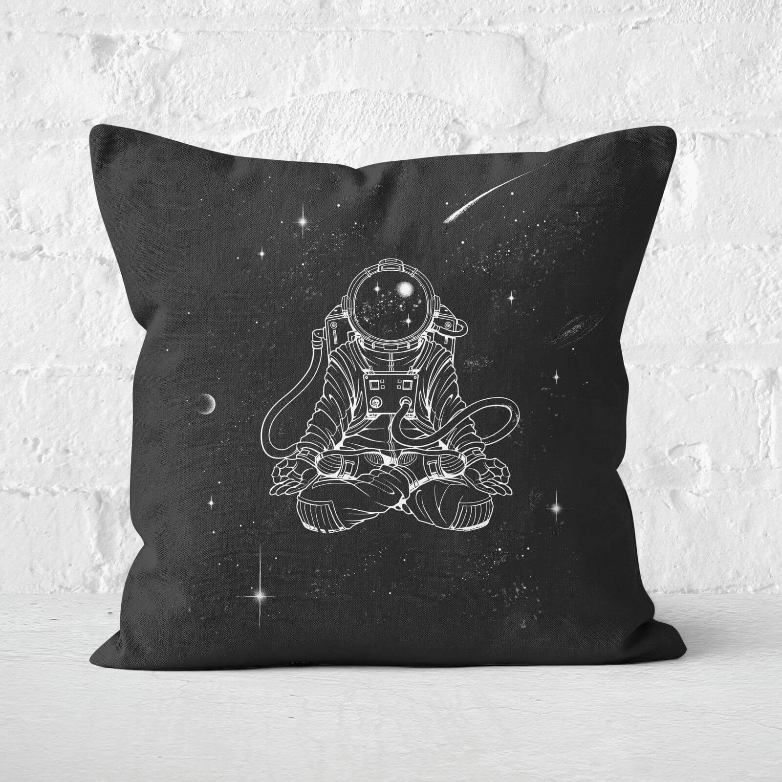 Zen Astronaut Square Cushion - 60x60cm - Soft Touch