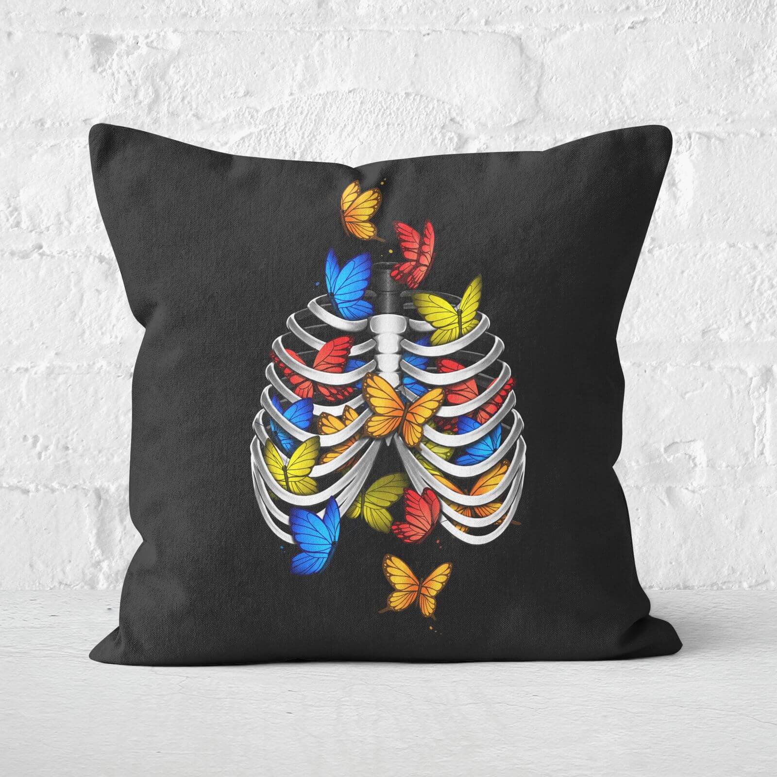 Butterflies In My Stomach Square Cushion - 60x60cm - Soft Touch