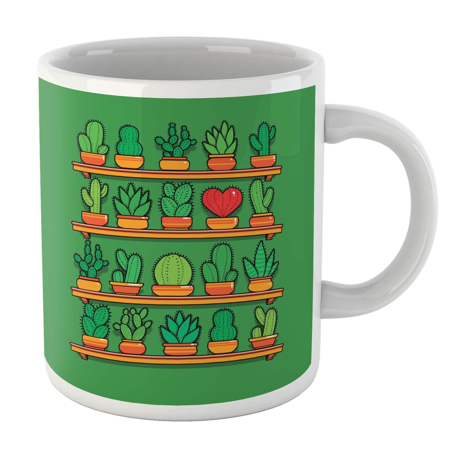 Love Yourself Cactus Heart Mug