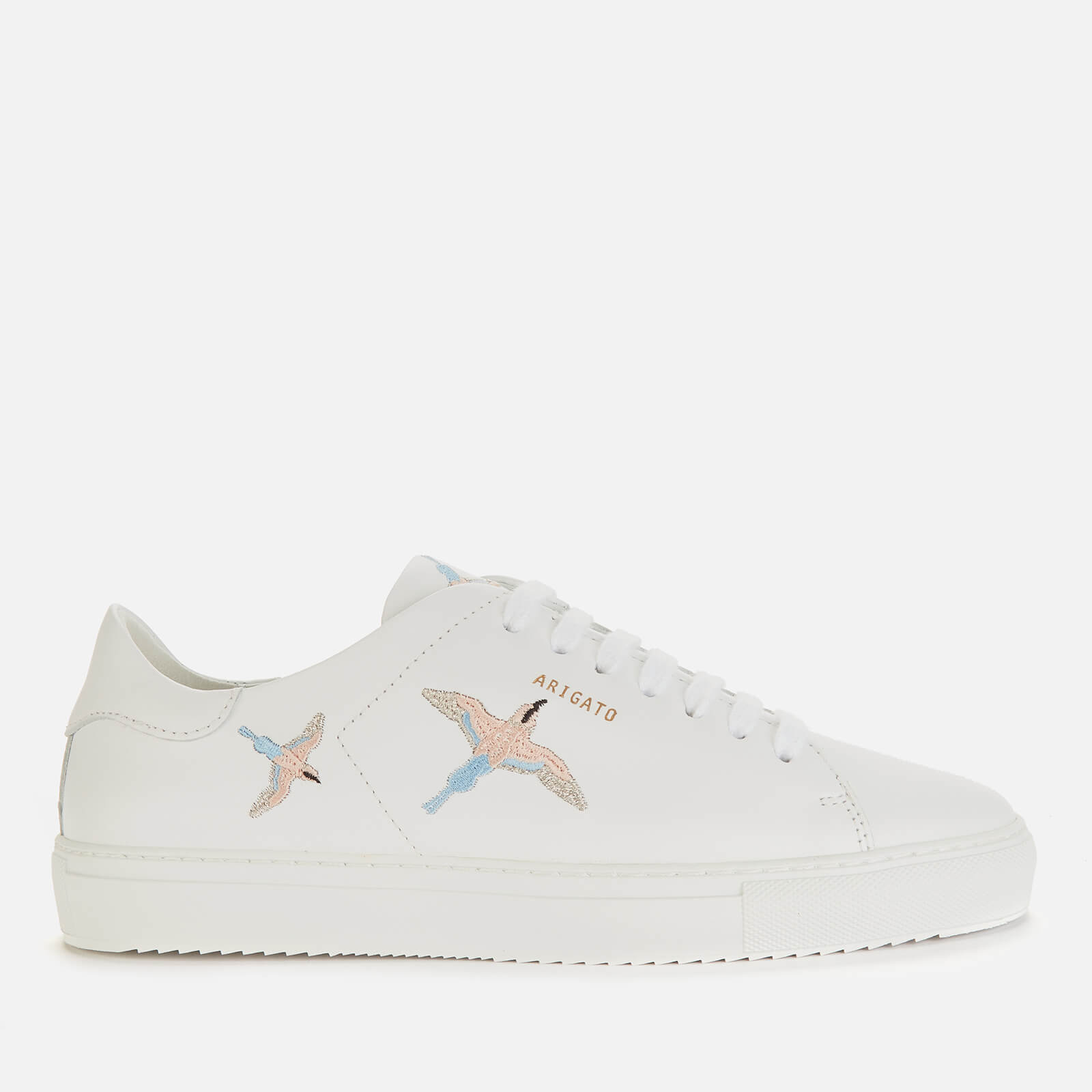 Axel Arigato Women's Clean 90 Bird Leather Cupsole Trainers - White/Blue/Pink - UK 6
