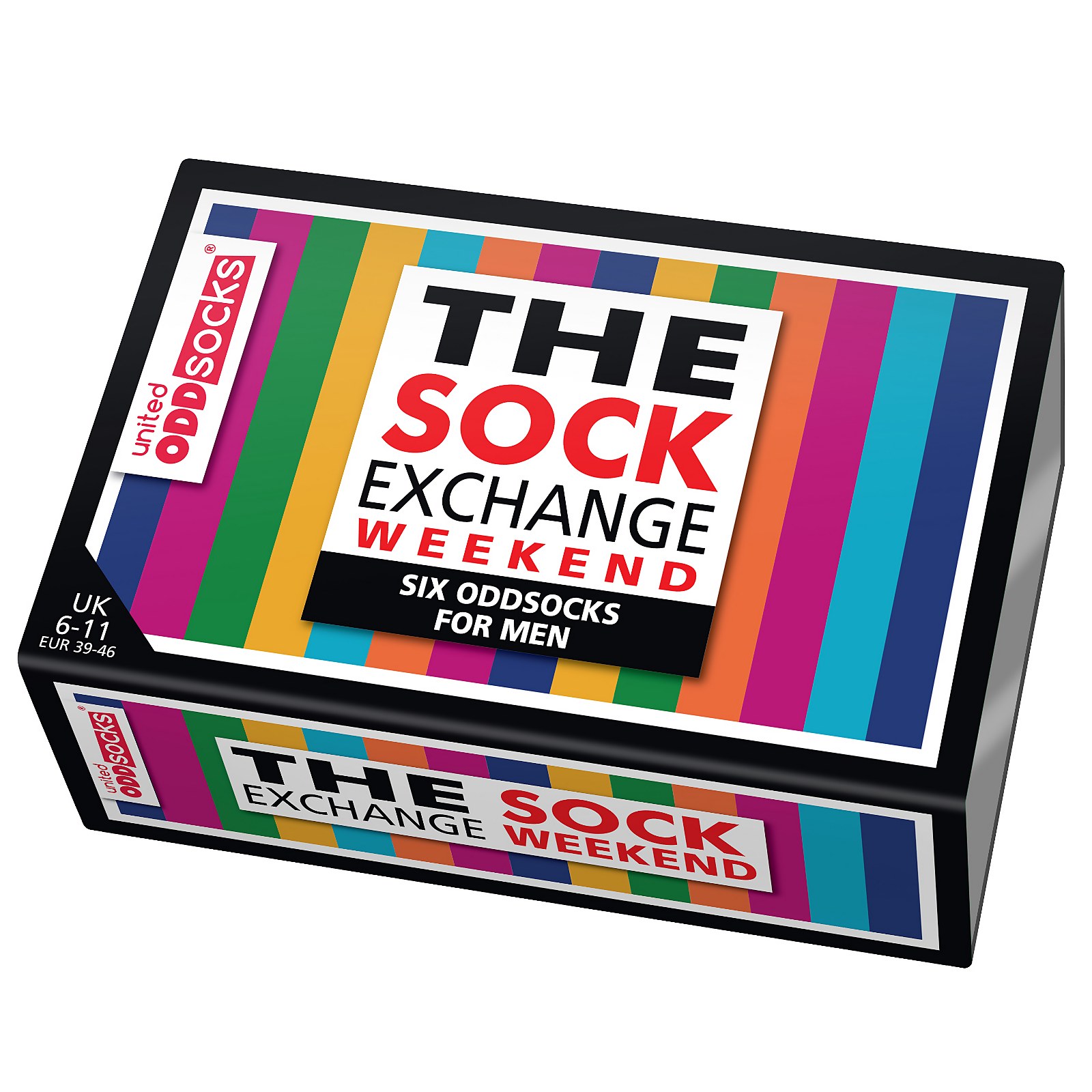 United Oddsocks Men's The Sock Exchange Weekend Gift Set