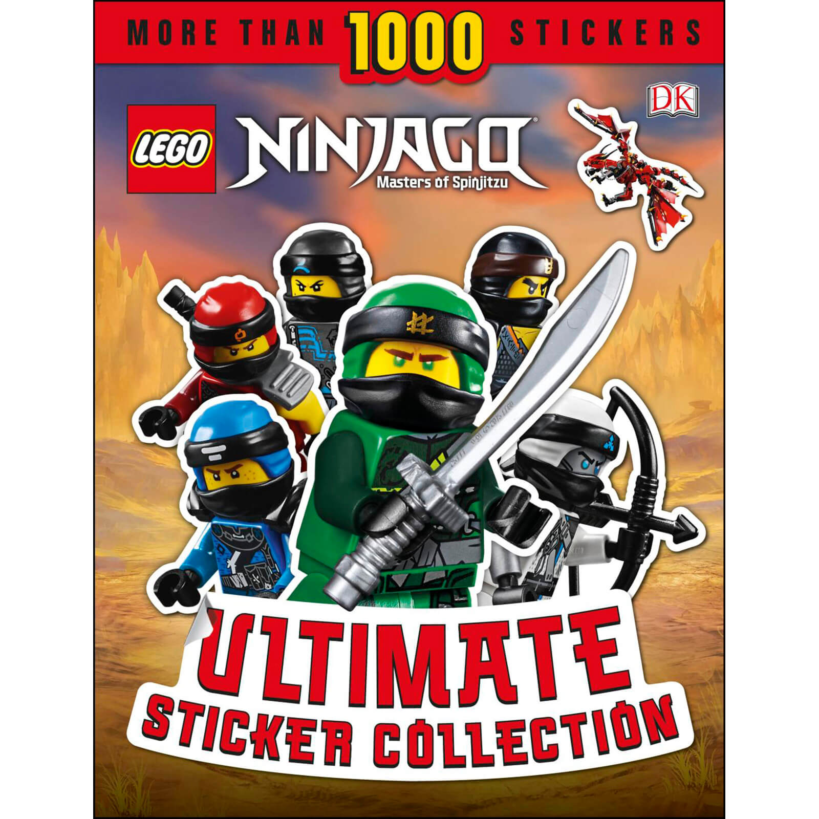 DK Books LEGO NINJAGO Ultimate Sticker Collection Paperback