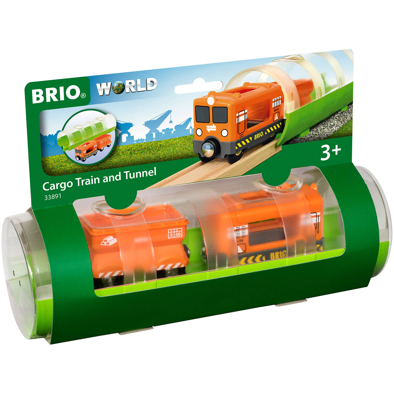 BRIO BRIO World - 33891 Cargo Train and Tunnel 3+ years