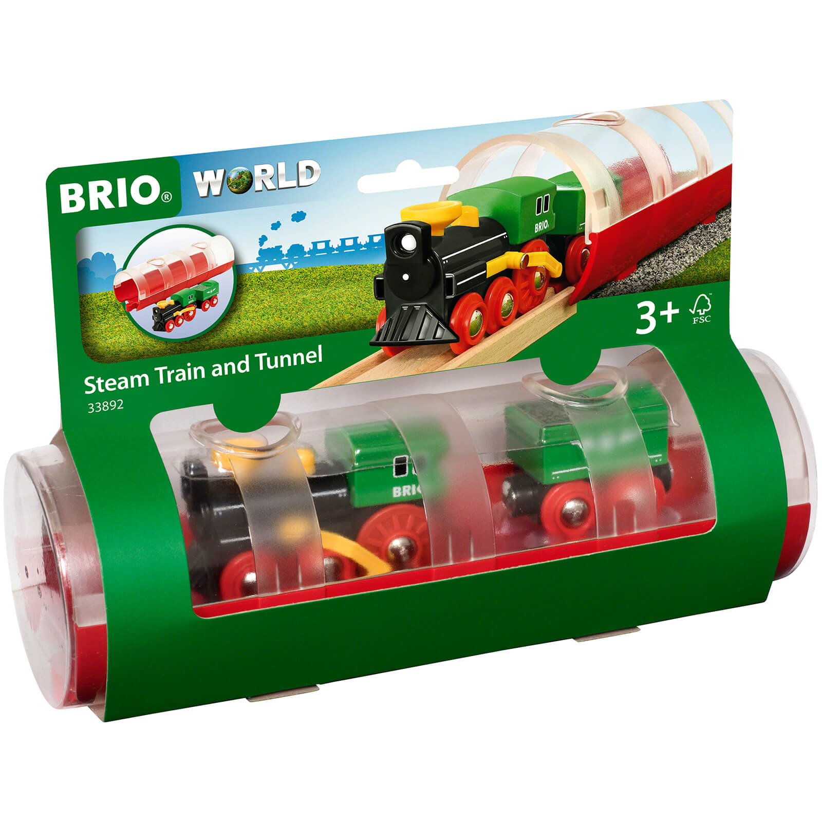 BRIO World Steam Train and Tunnel