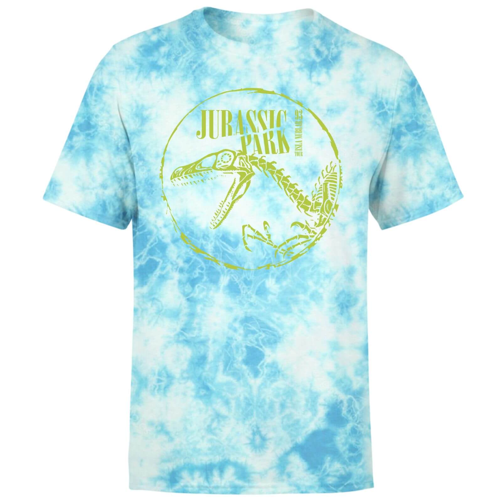 

T-shirt Jurassic Park Skell - Bleu Tie Dye - Unisexe - XL