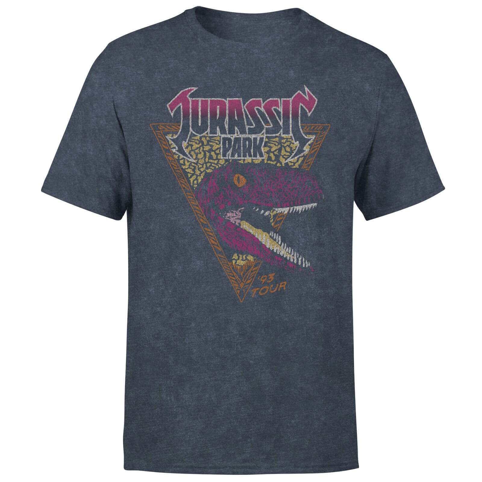 

T-shirt Jurassic Park Raptor - Bleu Marine délavé - Unisexe - M