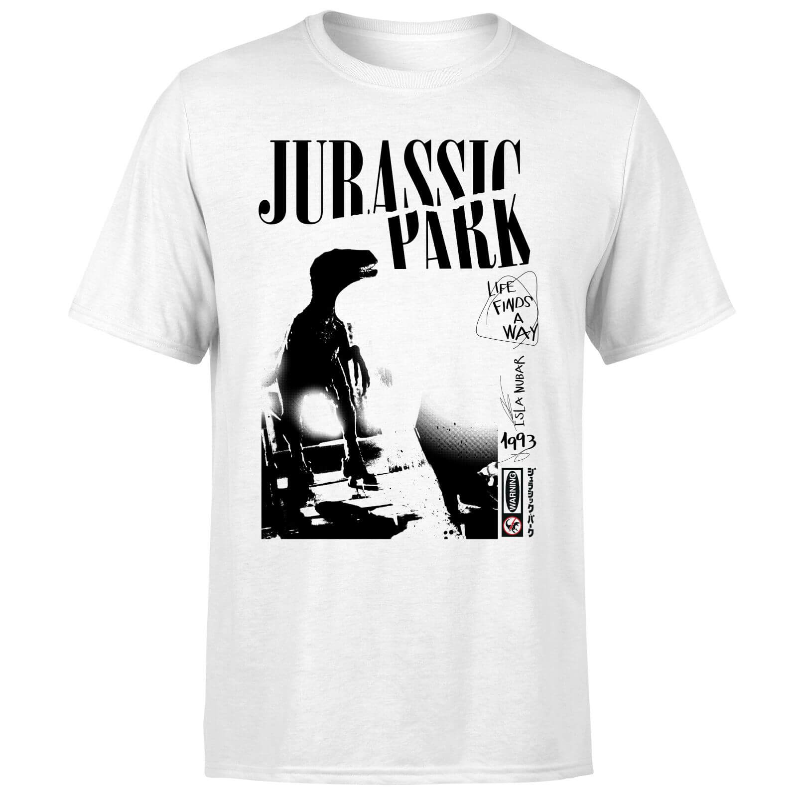 

T-Shirt Jurassic Park Isla Nublar Punk - Bianco - Uomo - XL