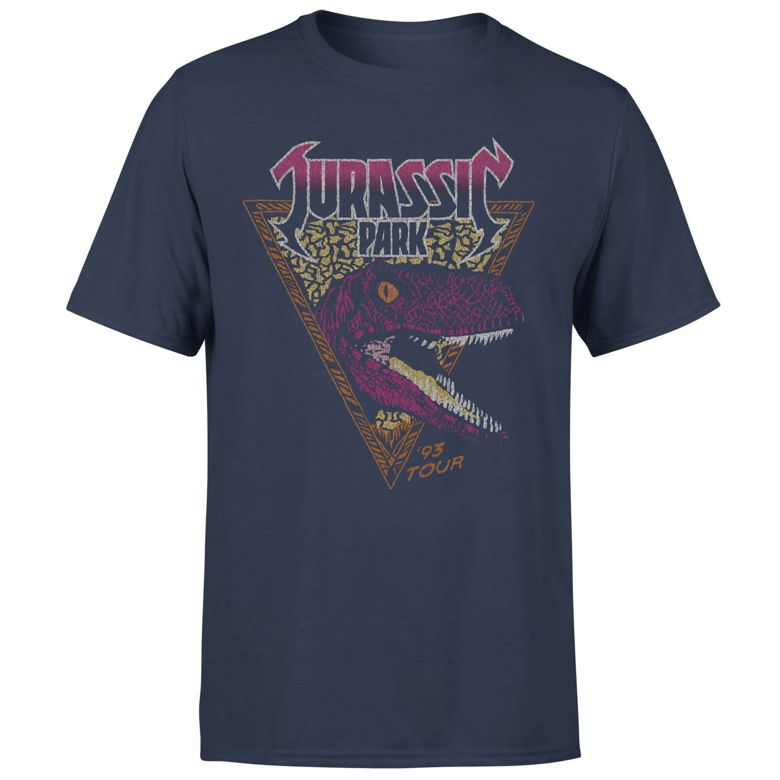 

T-Shirt Jurassic Park Raptor - Blu Navy - Uomo - XXL