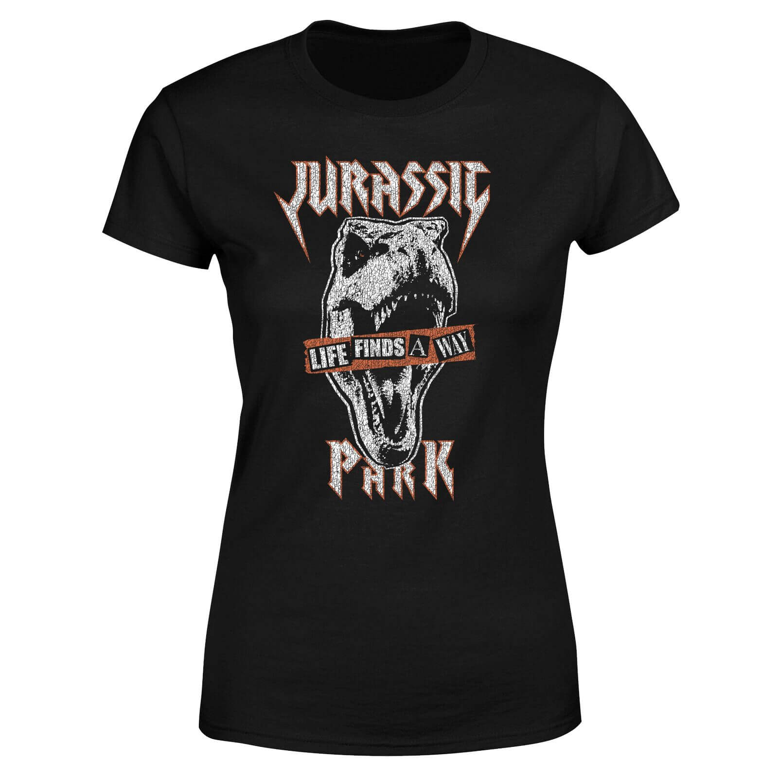 Jurassic Park Rex Punk Women's T-Shirt - Black - L