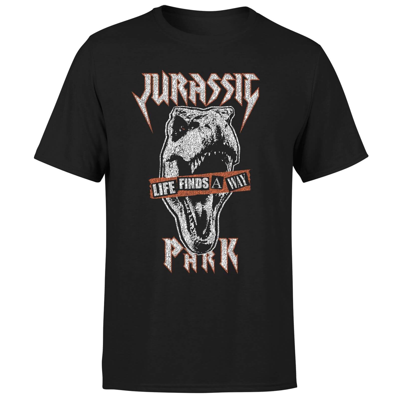 

T-Shirt Jurassic Park Rex Punk - Nero - Uomo - XS