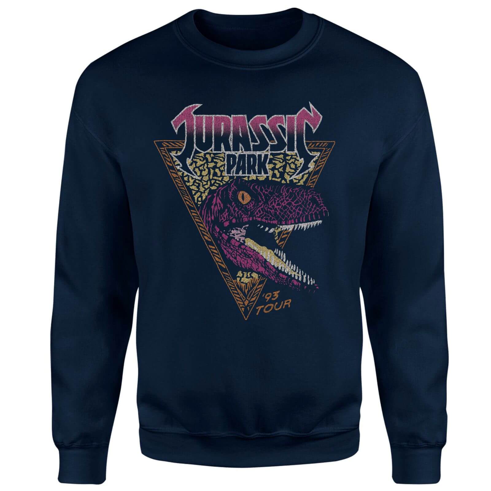 Jurassic Park Raptor Sweatshirt - Navy - M