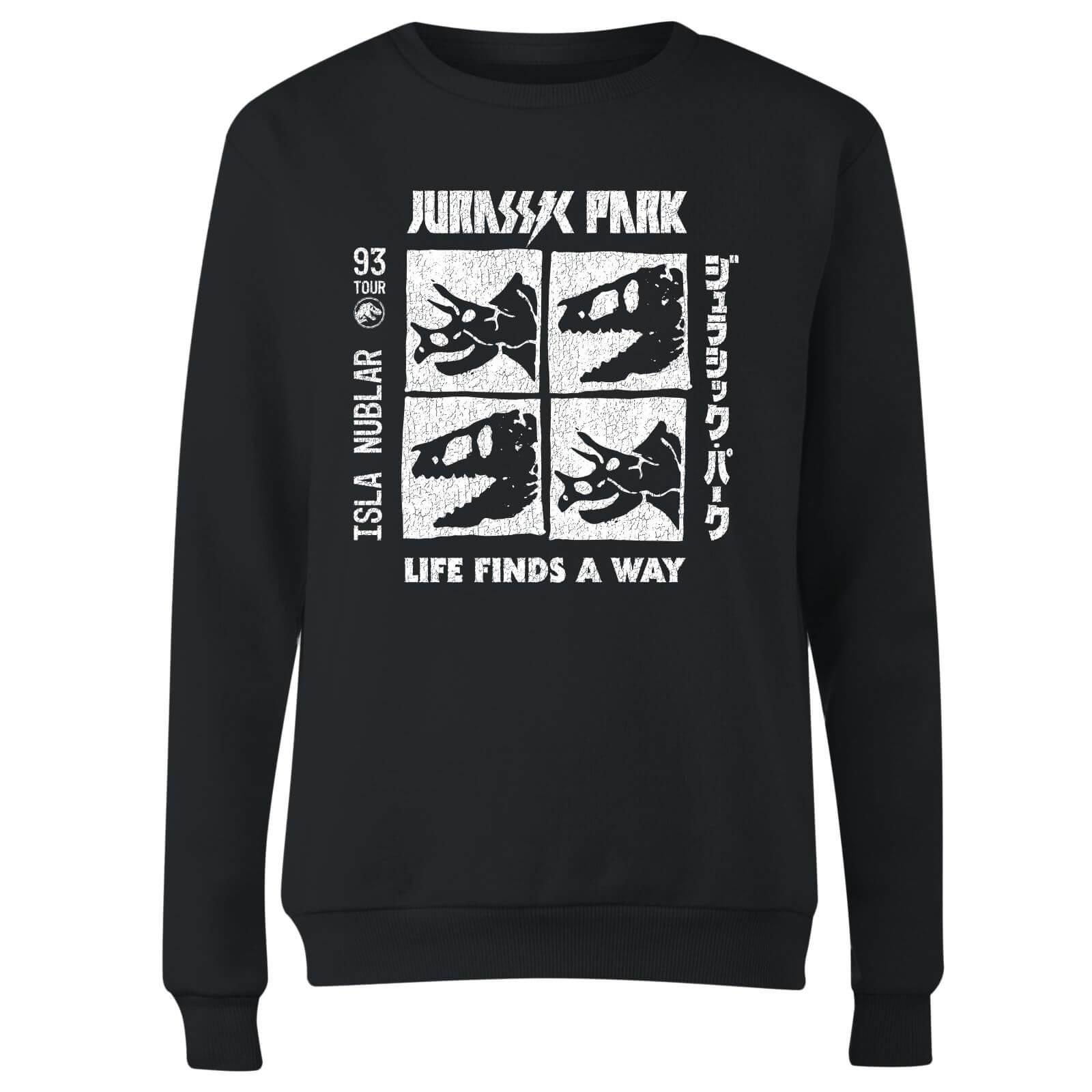 Jurassic Park The Faces Women's Sweatshirt - Black - XXL