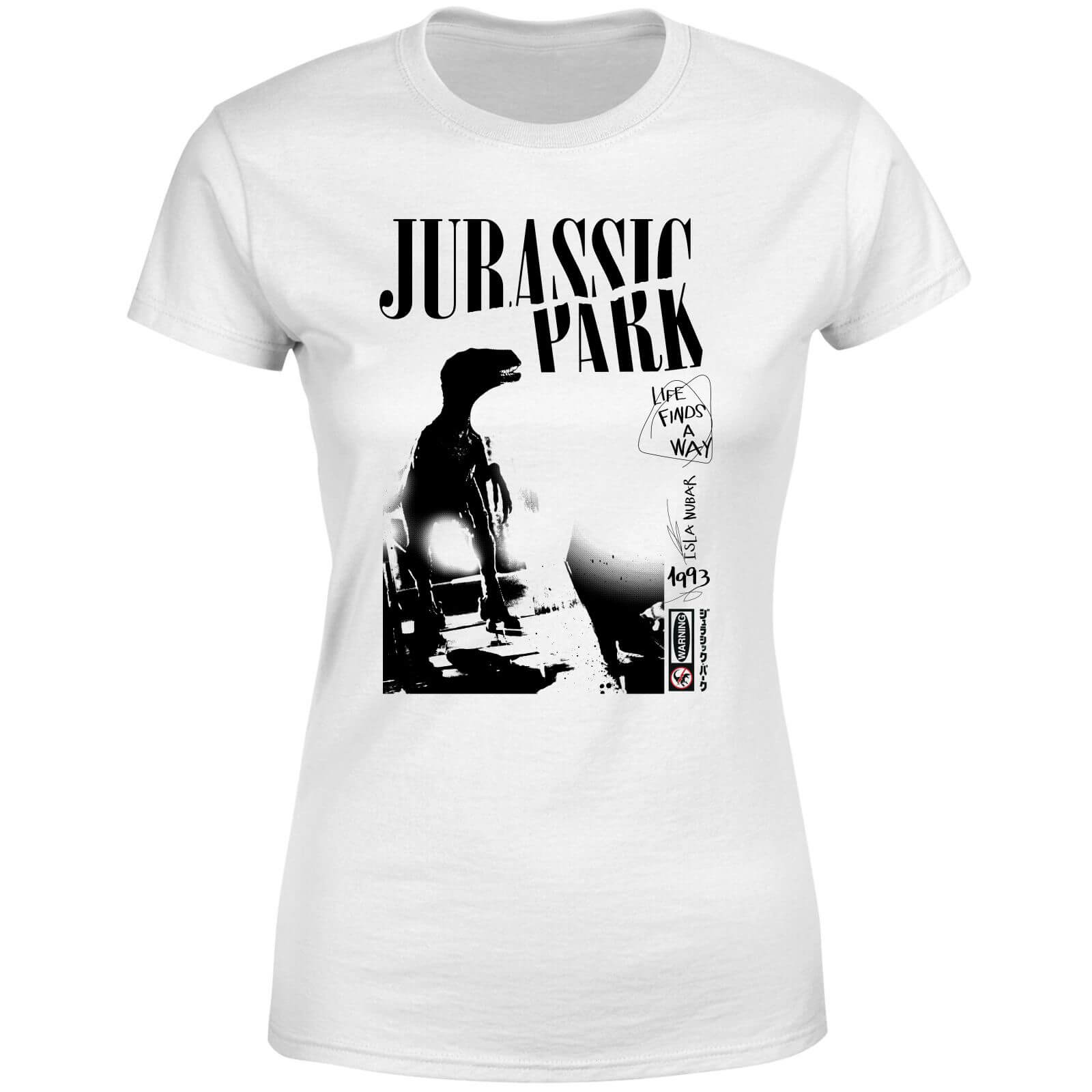 

T-Shirt Jurassic Park Isla Nublar Punk - Bianco - Donna - XL