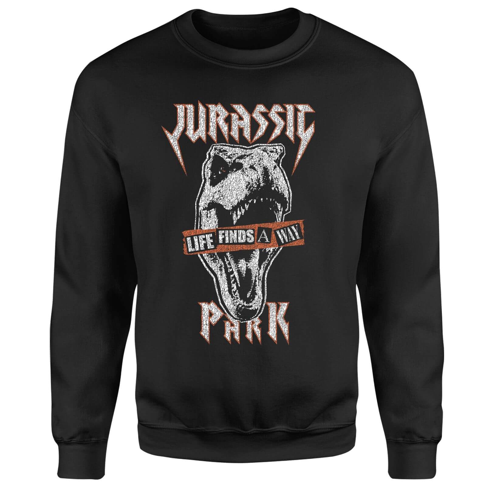 Jurassic Park Rex Punk Sweatshirt - Black - S