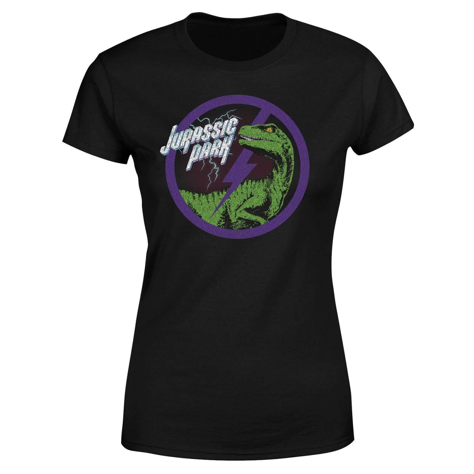 

T-Shirt Jurassic Park Raptor Bolt - Nero - Donna - S