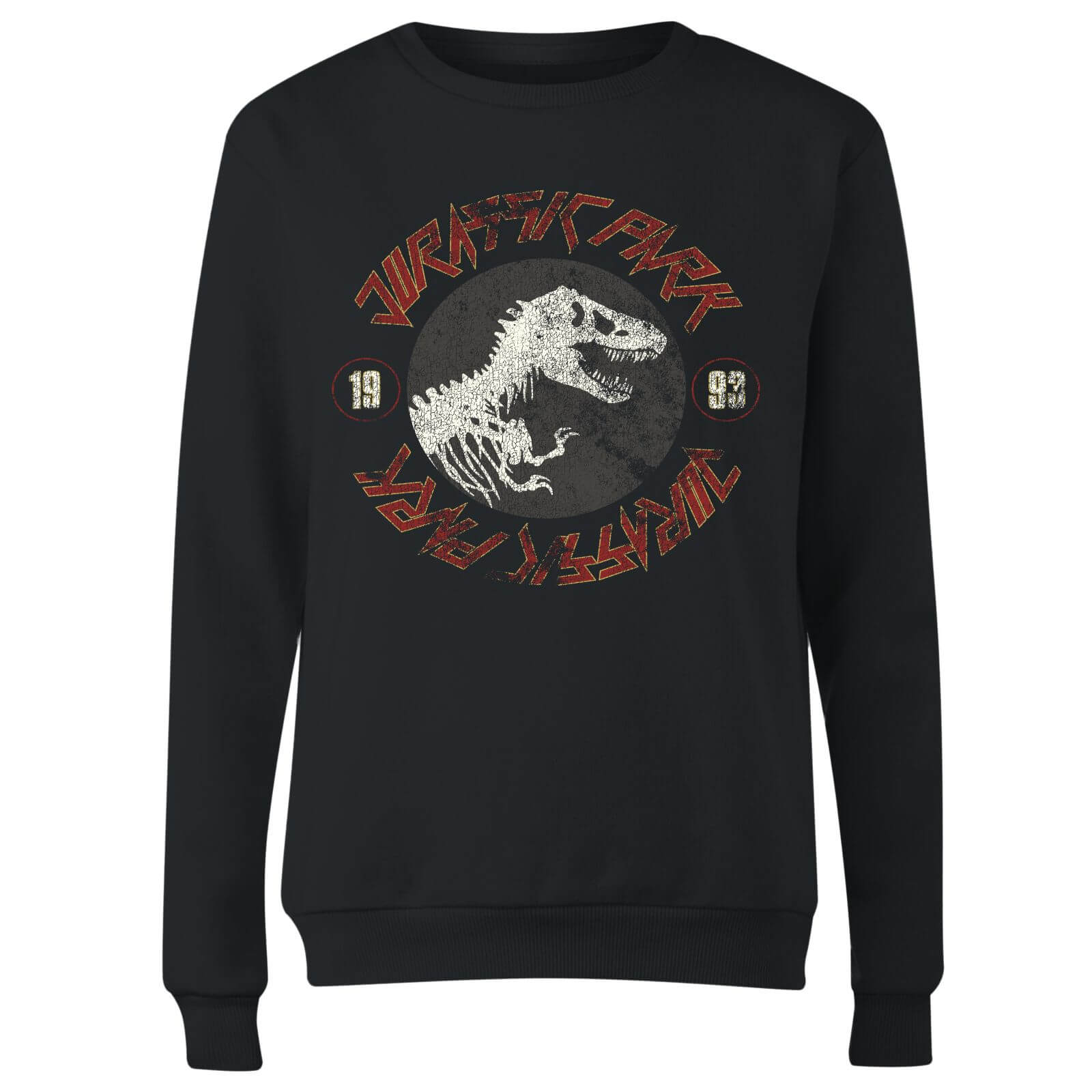 Jurassic Park Classic Twist Women's Sweatshirt - Black - S