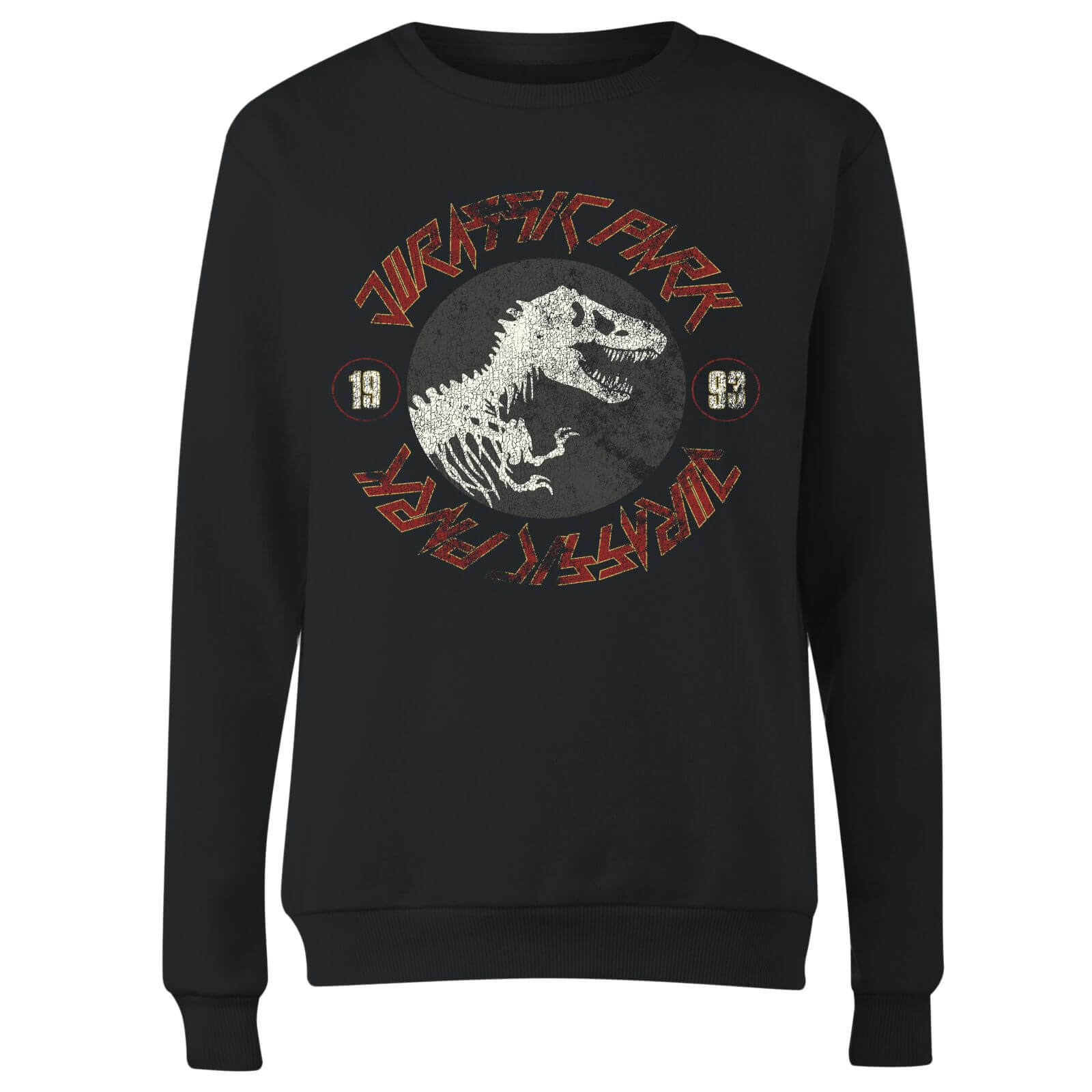 Jurassic Park Classic Twist Women's Sweatshirt - Black - M