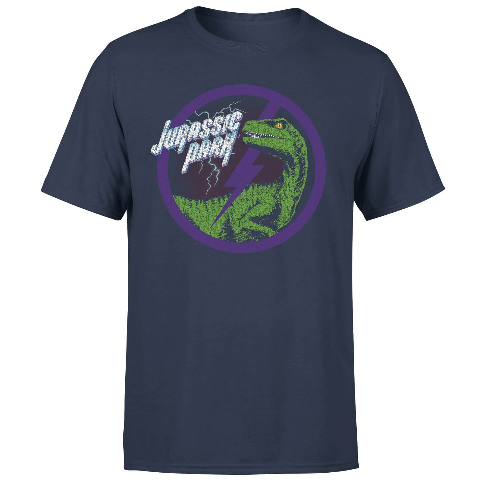 

T-Shirt Jurassic Park Raptor Bolt - Blu Navy - Uomo - S