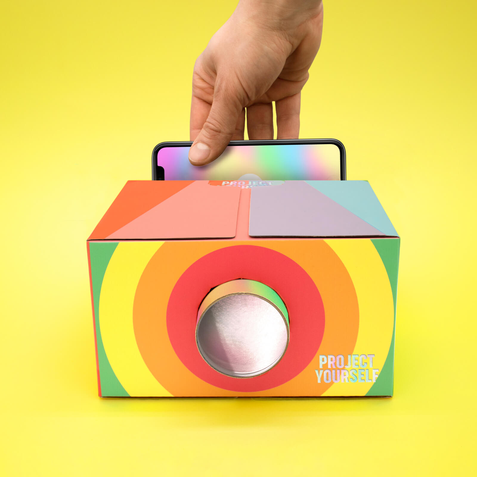 Image of Luckies of London Project Yourself Rainbow Lo-Fi Phone Projector