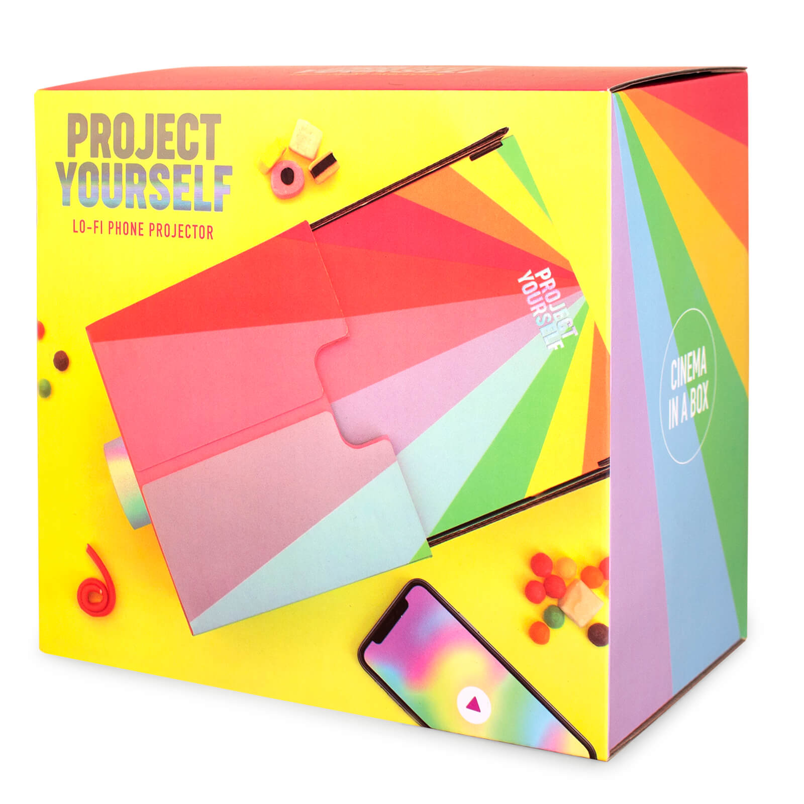 Luckies of London Project Yourself Rainbow Lo-Fi Phone Projector