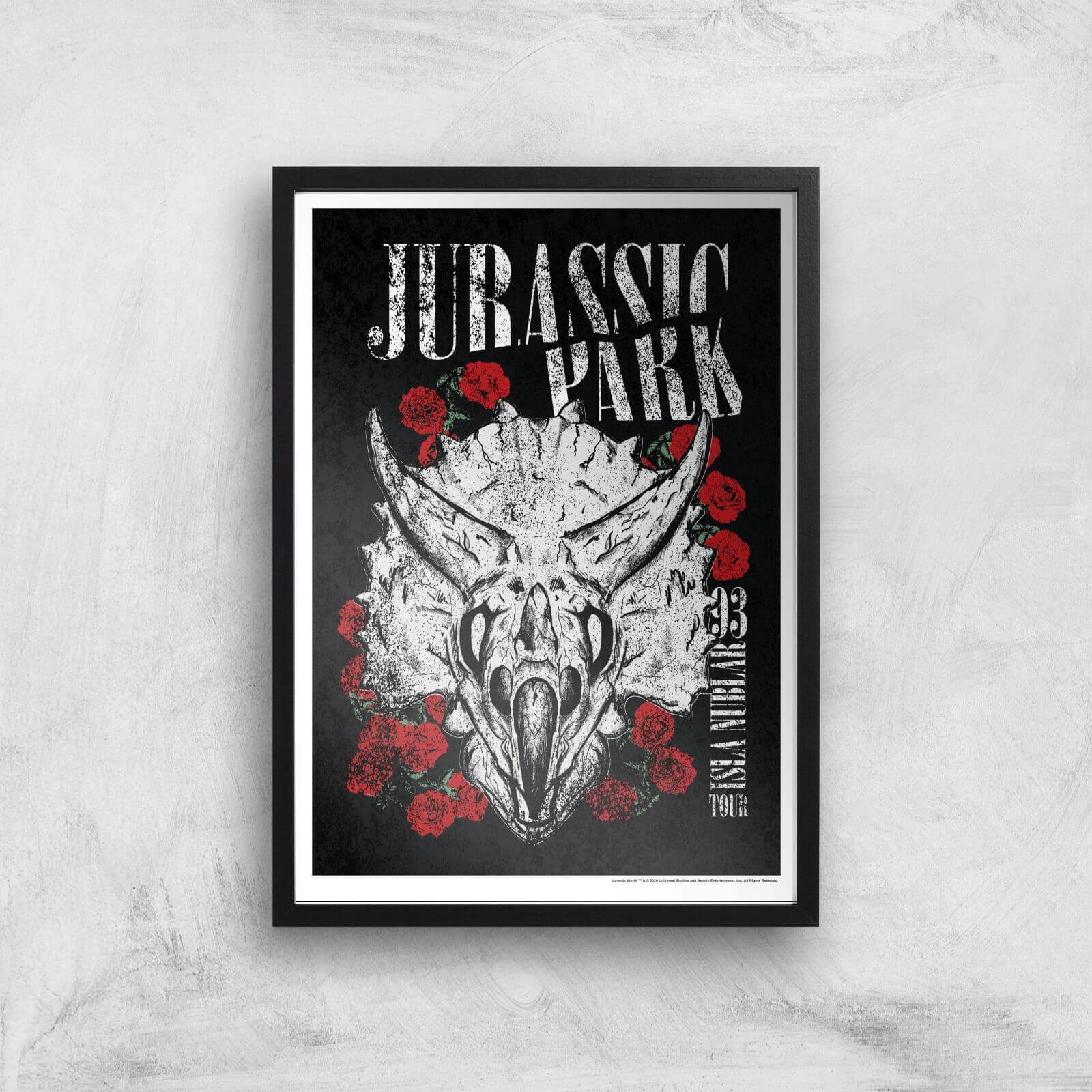 

Poster Artistico Jurassic Park Isla Nublar 93 - A3 - Black Frame