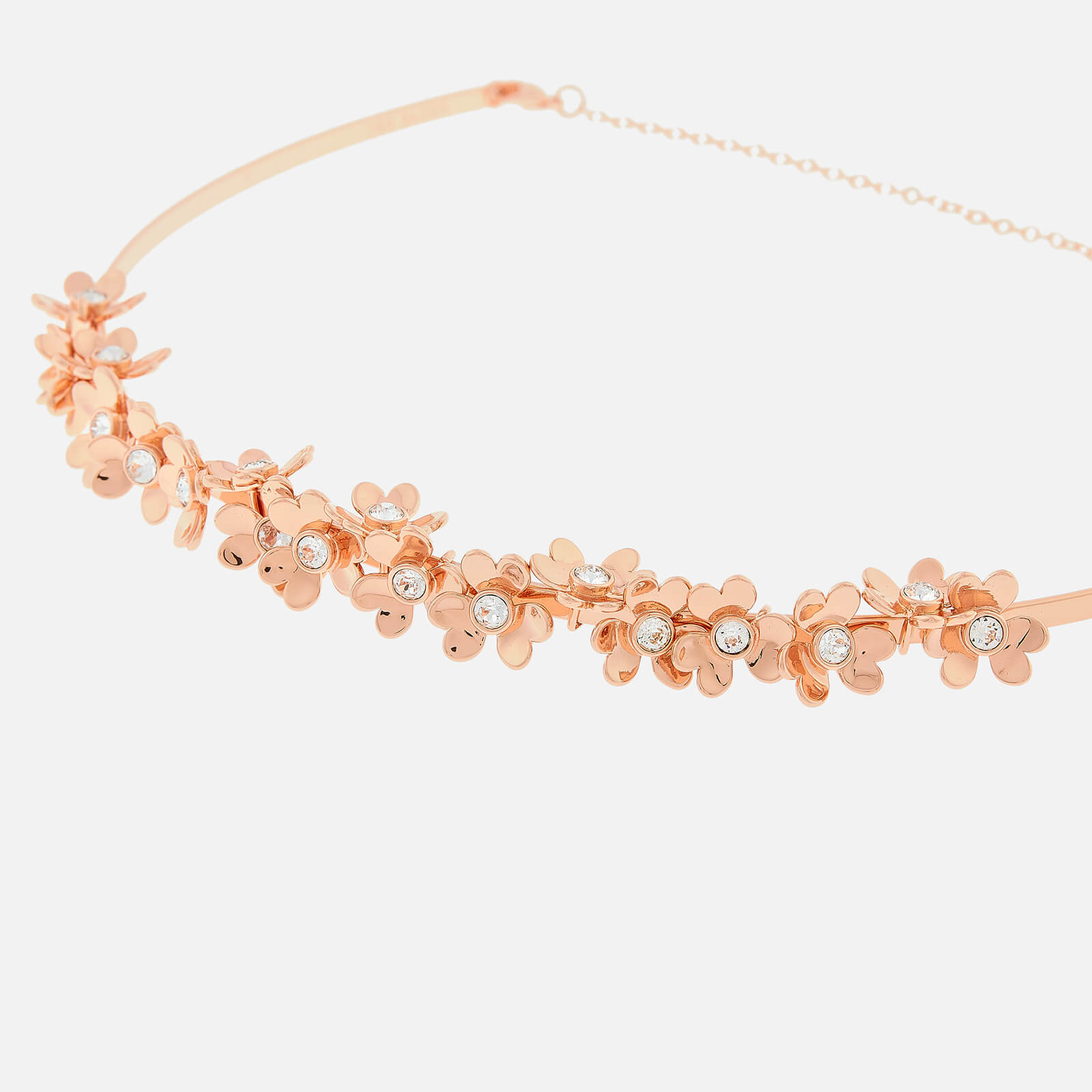Ted Baker - Hadriaa Heart Blossom Necklace - Rose Gold