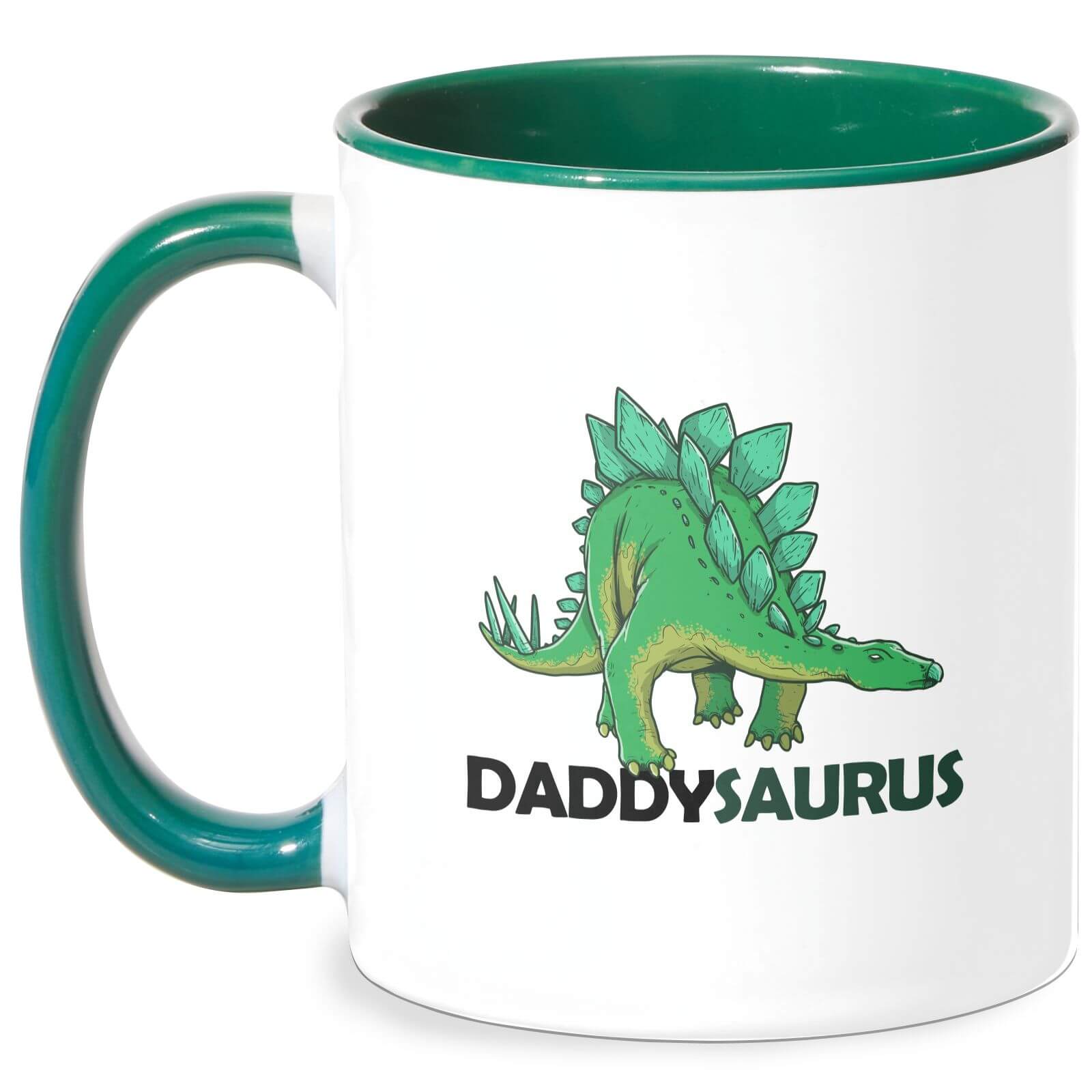 Daddysaurus Mug - White/Green