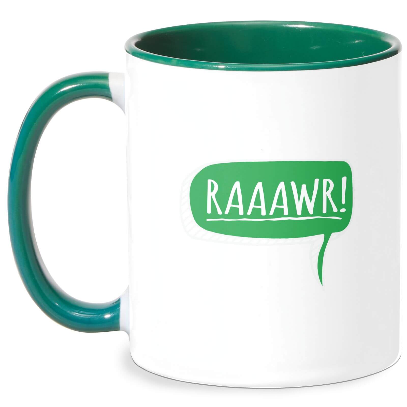 Raaawr Mug - White/Green